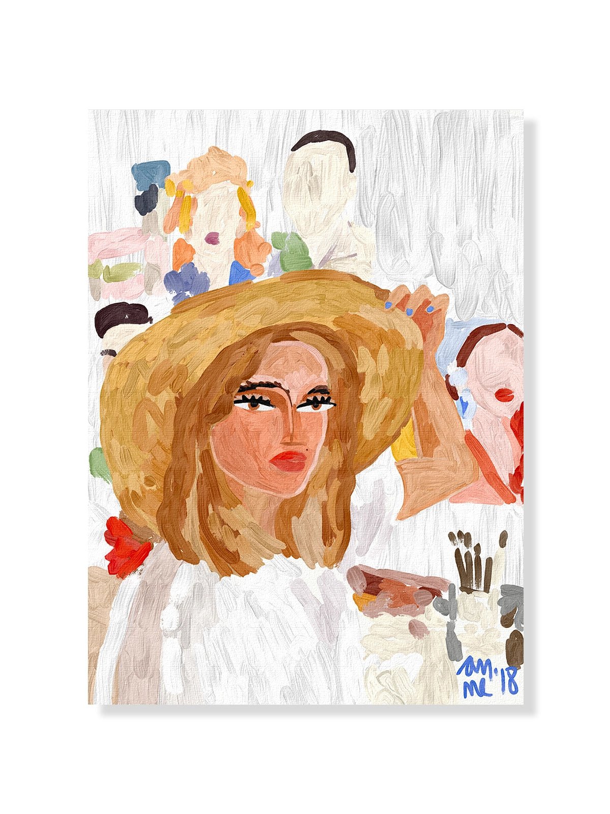 Carla - Una Lámina de Ana Clerici - Decora tu casa en Nomadart
