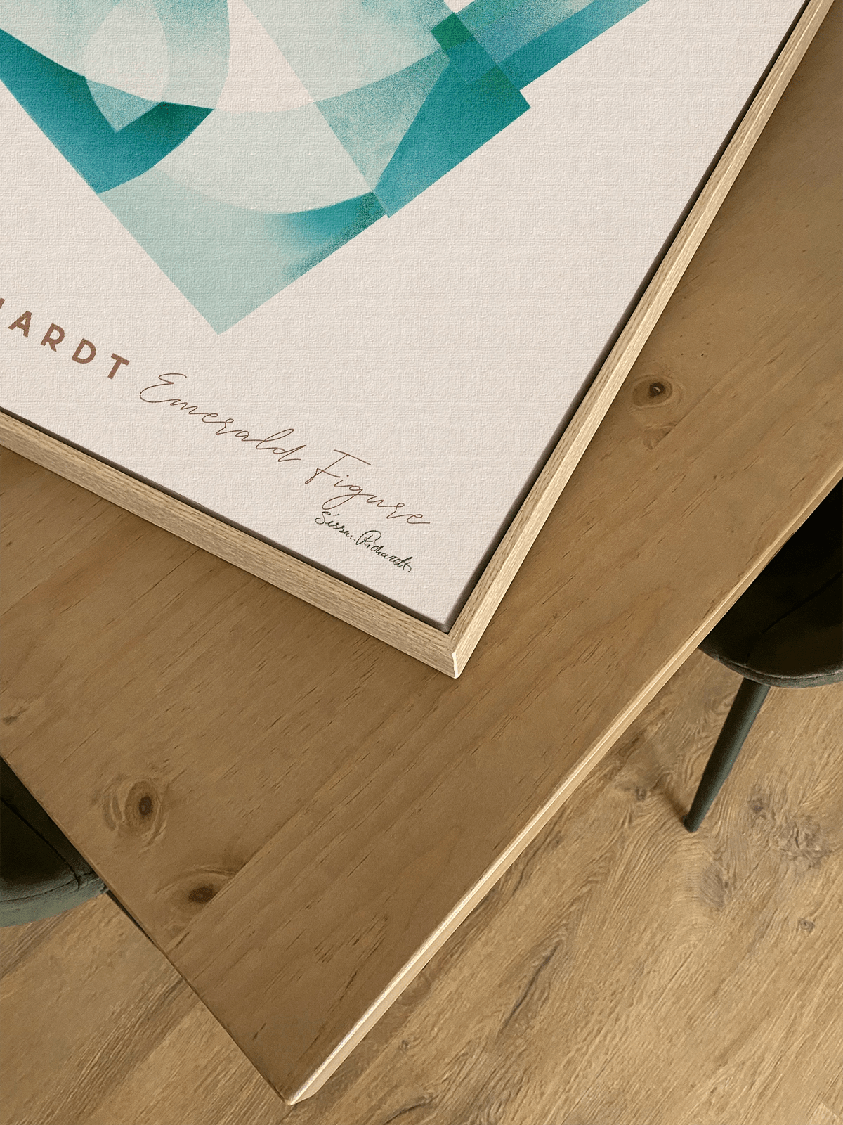 Emerald Figure - Una Lámina de Sissan Richardt - Decora tu casa en Nomadart