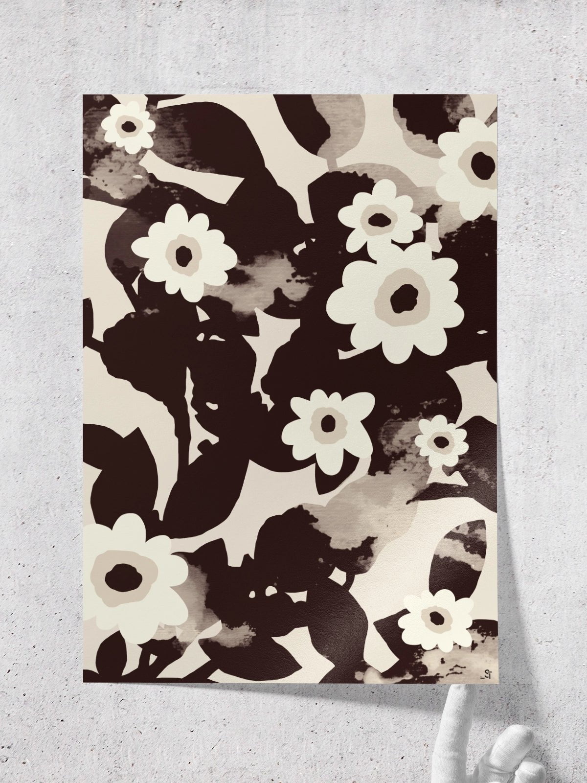 Flowers - Una Lámina de Sylvia Takken - Decora tu casa en Nomadart