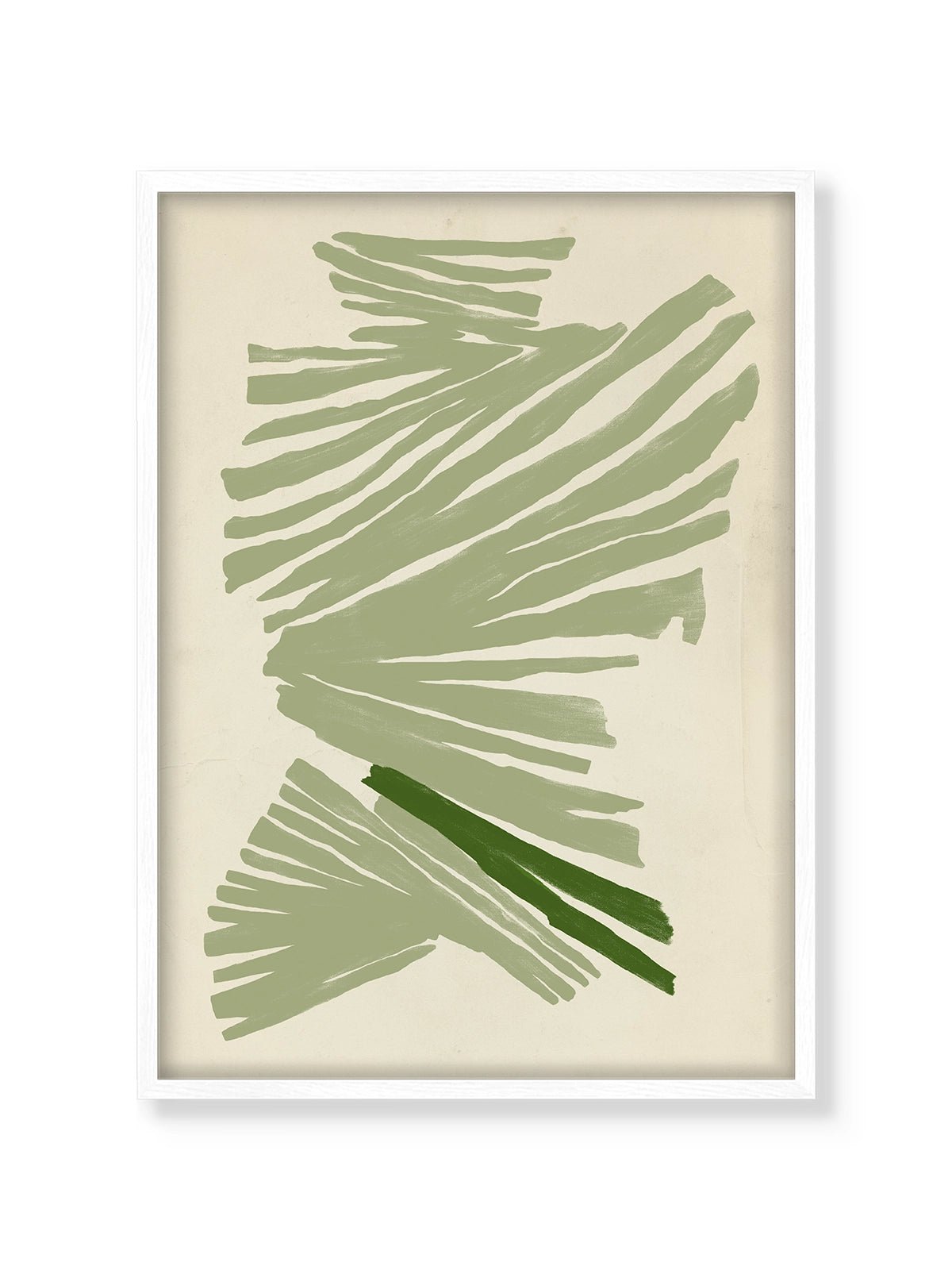 Just Green - Una Lámina de Sylvia Takken - Decora tu casa en Nomadart