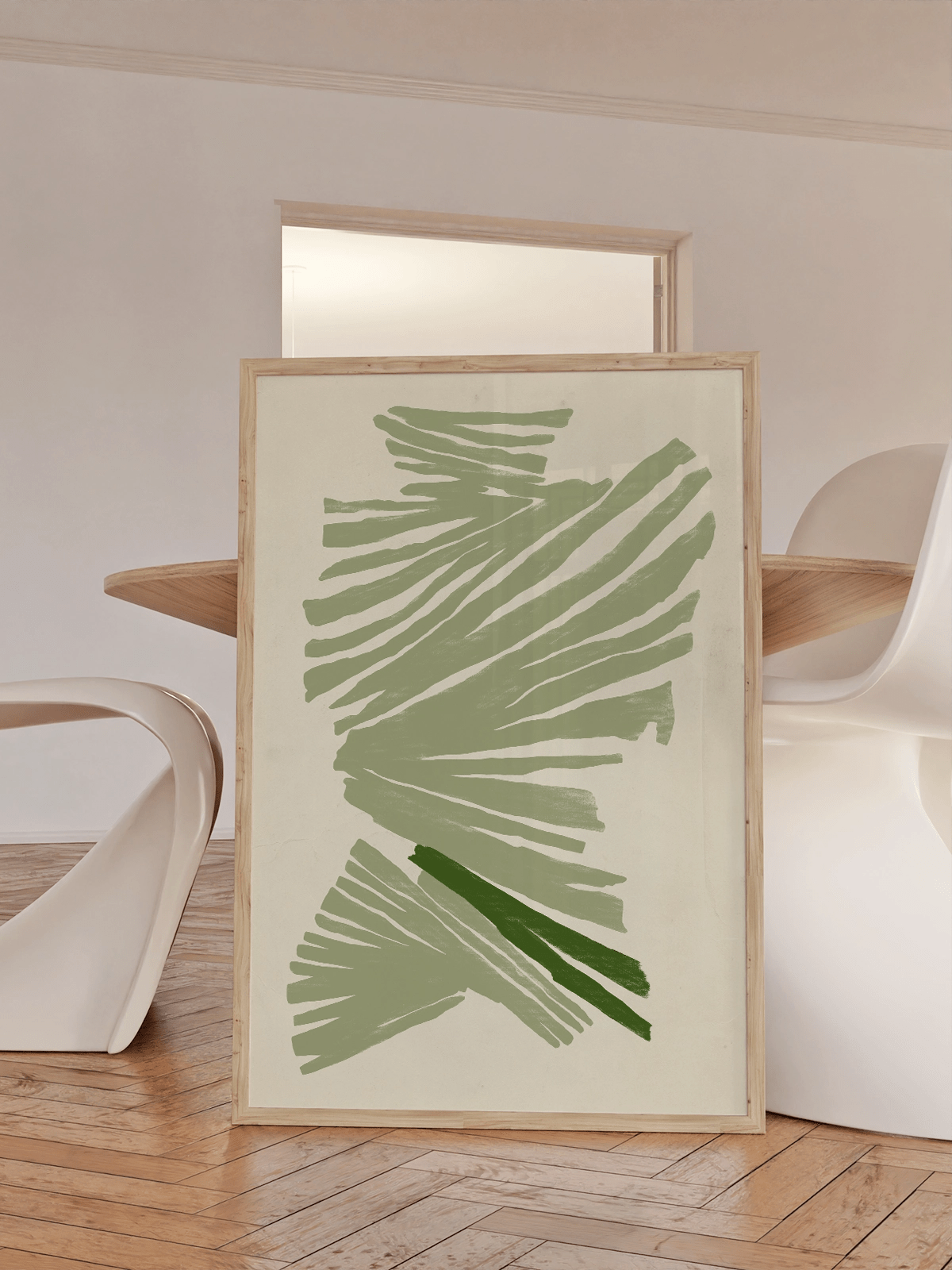Just Green - Una Lámina de Sylvia Takken - Decora tu casa en Nomadart