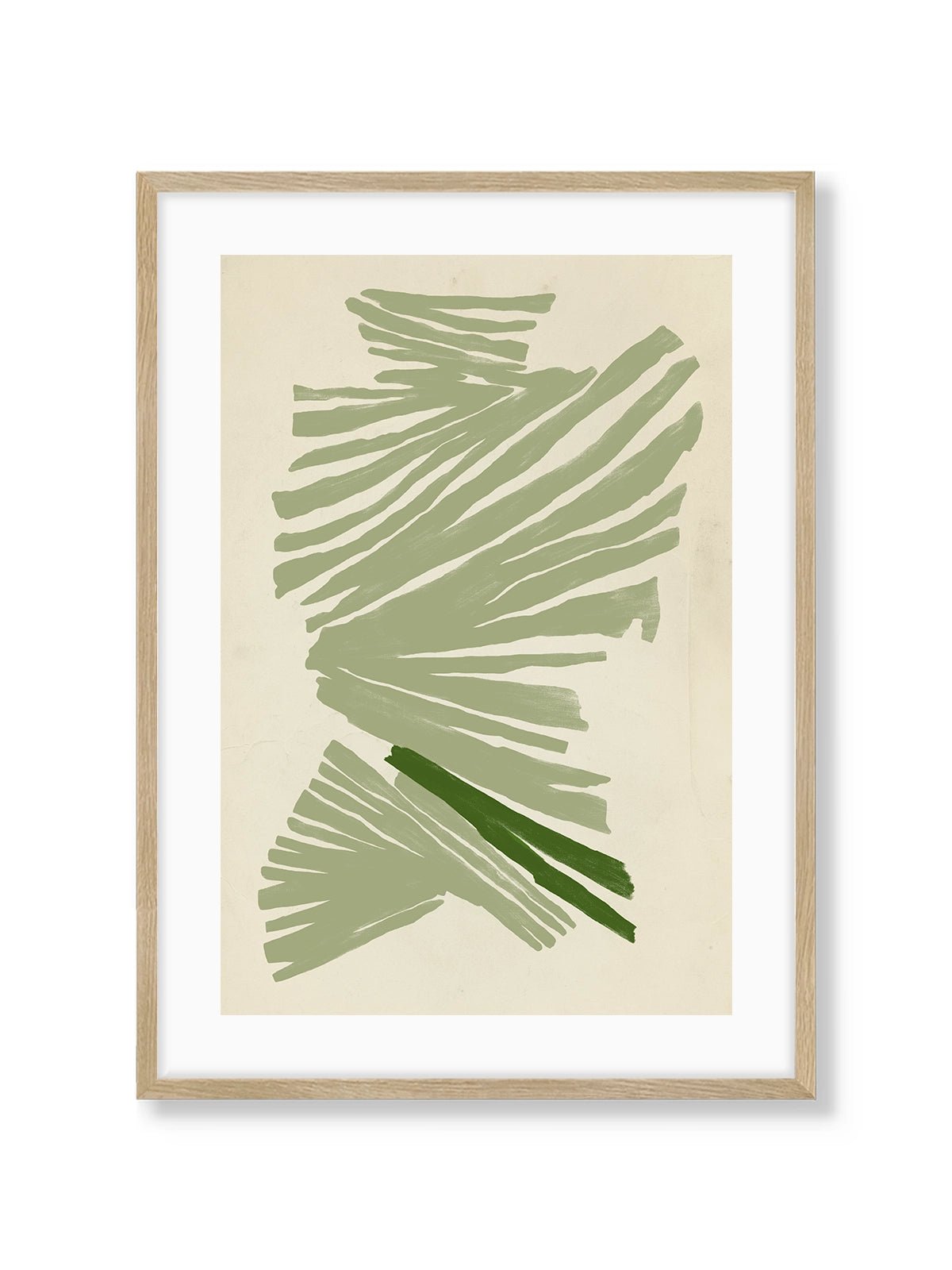 Just Green - Una Lámina de Sylvia Takken - Decora tu casa en Nomadart