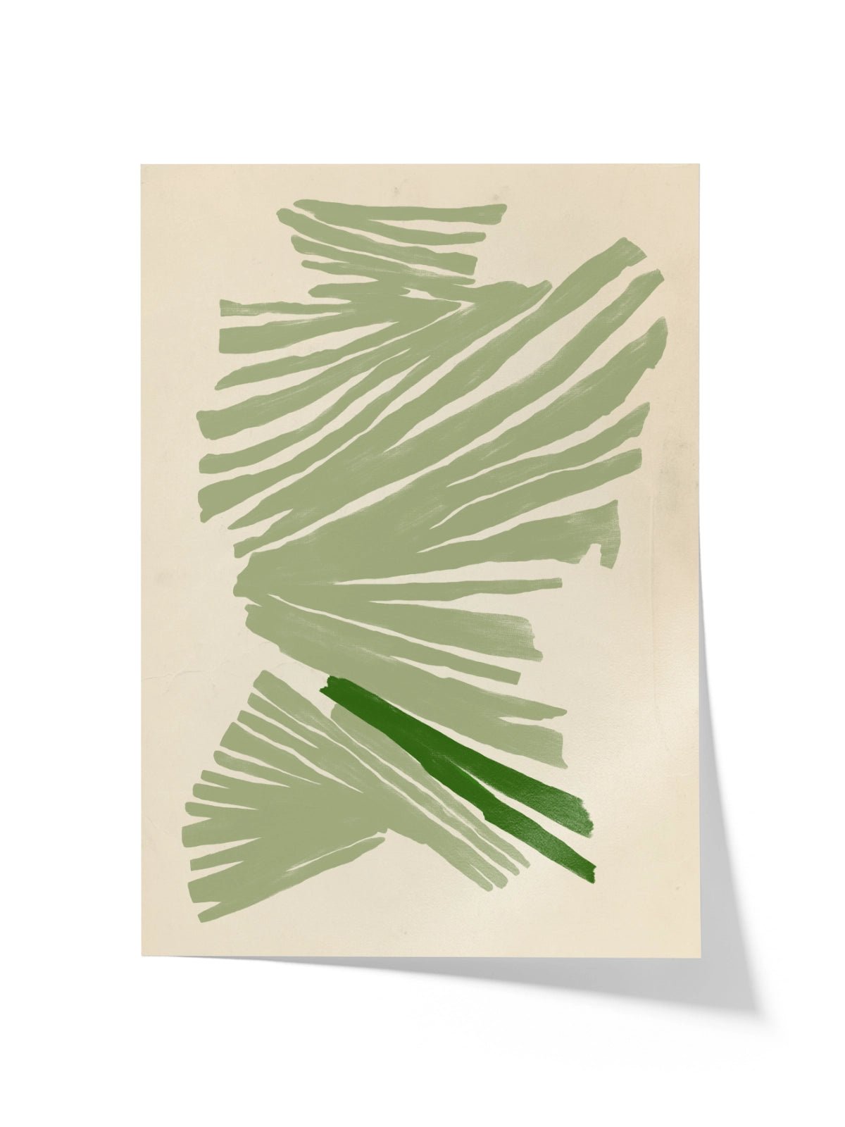 Just Green - Una Lámina de Sylvia Takken - Decora tu casa en Nomadart