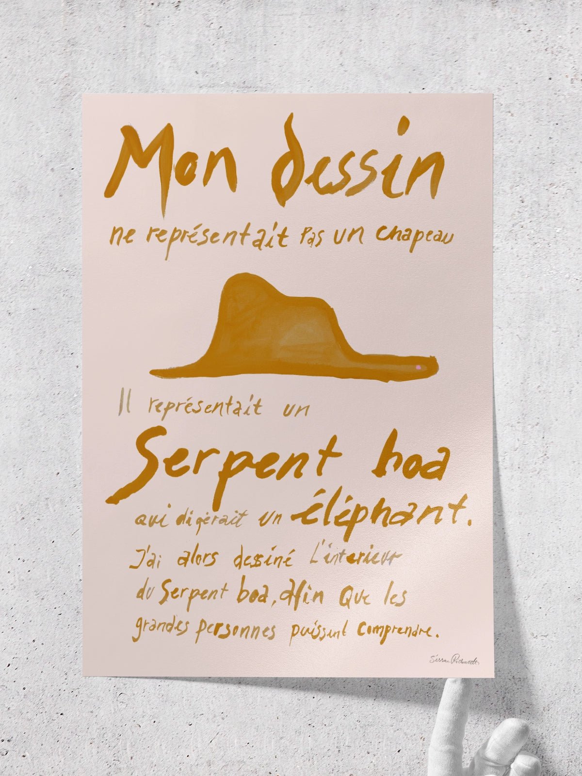 Le Petit Prince - Lámina de Sissan Richardt - Decora tu casa en Nomadart