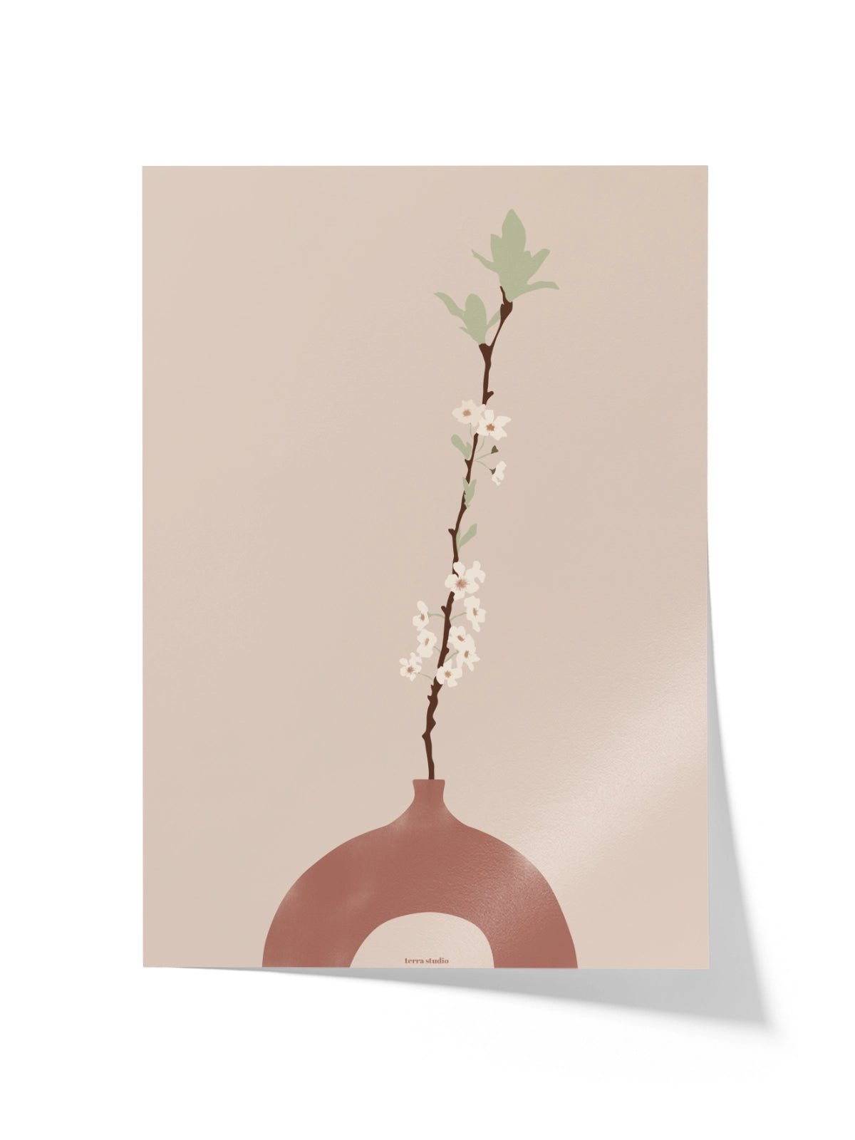 Lonely Flower - Una Lámina de Terra Studio - Decora tu casa en Nomadart