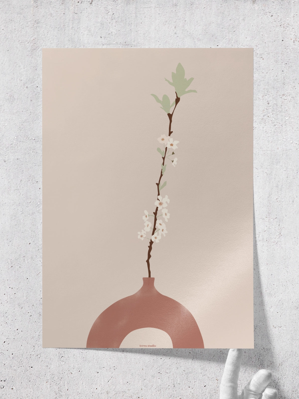 Lonely Flower - Una Lámina de Terra Studio - Decora tu casa en Nomadart