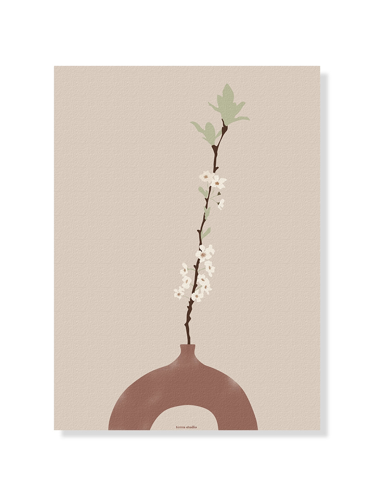 Lonely Flower - Una Lámina de Terra Studio - Decora tu casa en Nomadart