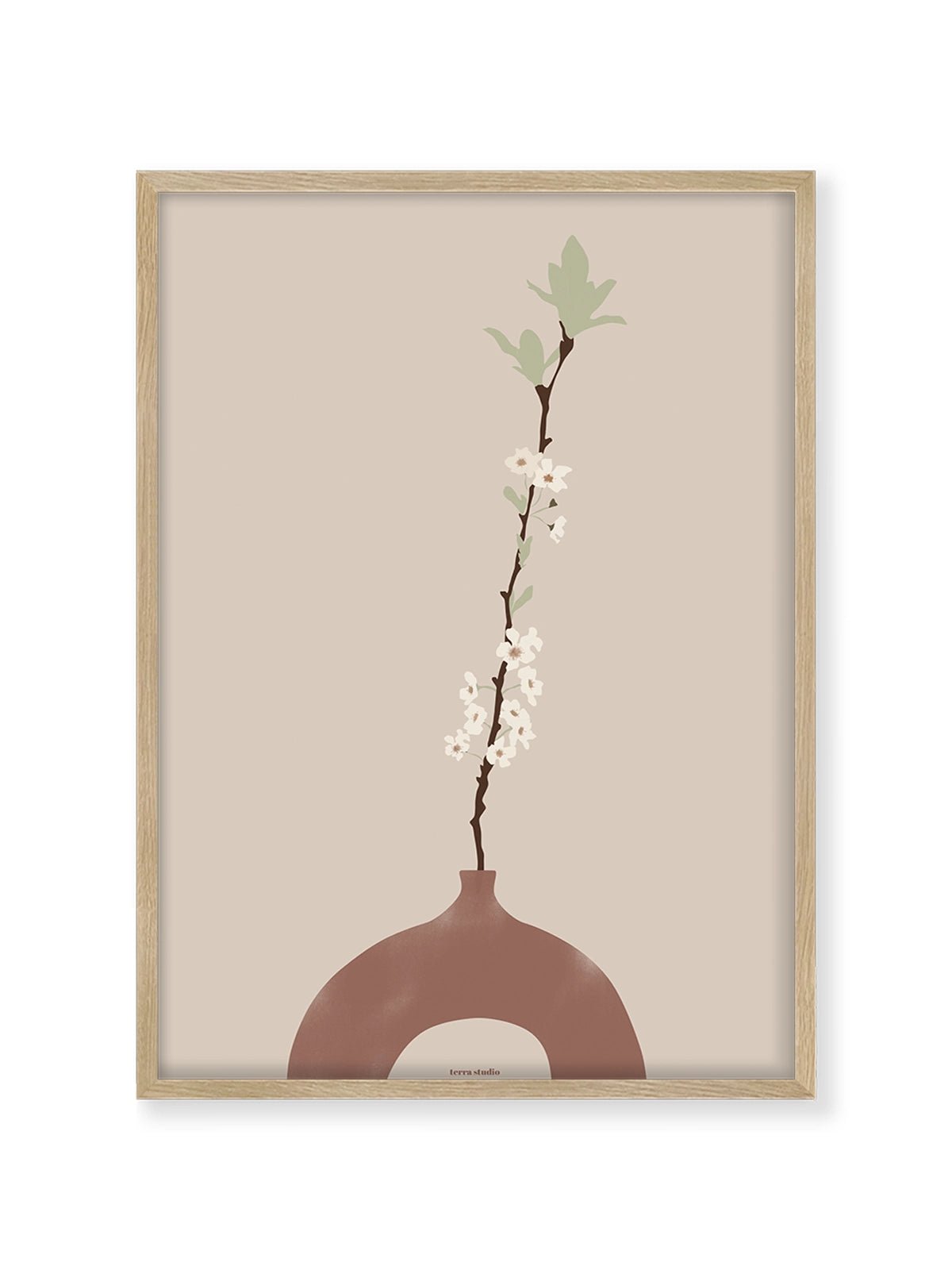 Lonely Flower - Una Lámina de Terra Studio - Decora tu casa en Nomadart