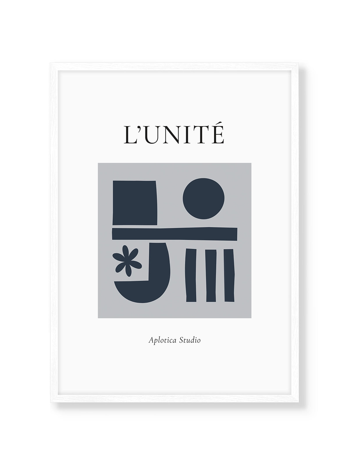 L´Unité - Una Lámina de Aplotica Studio - Decora tu casa en Nomadart