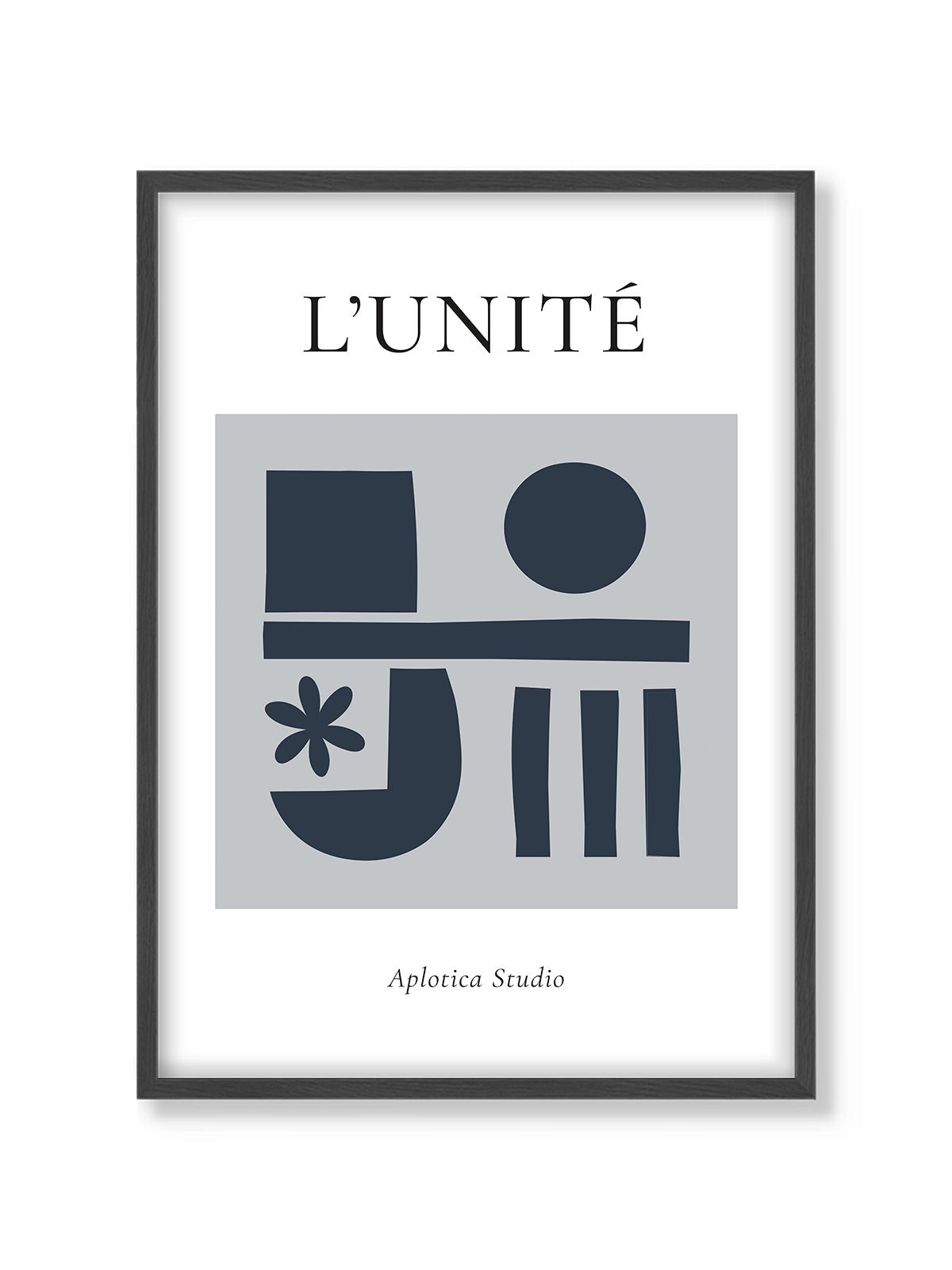 L´Unité - Una Lámina de Aplotica Studio - Decora tu casa en Nomadart