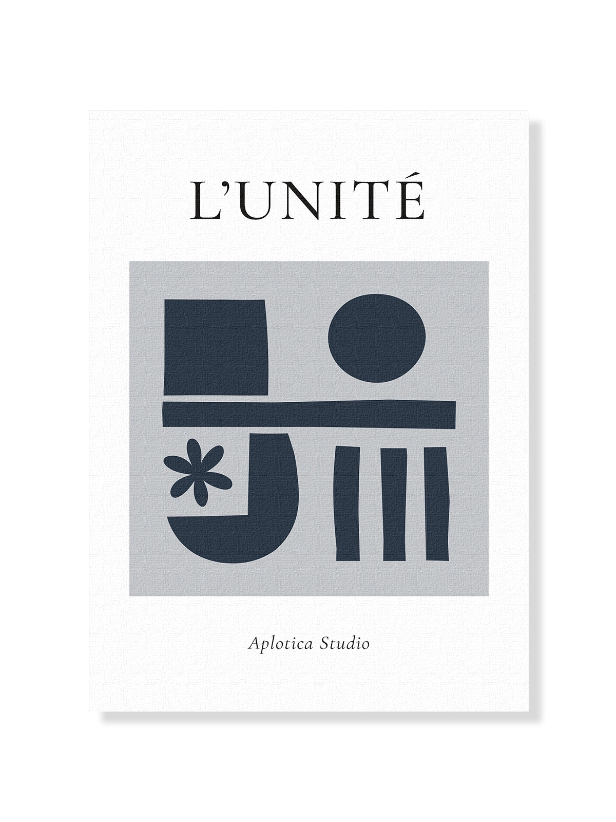 L´Unité - Una Lámina de Aplotica Studio - Decora tu casa en Nomadart