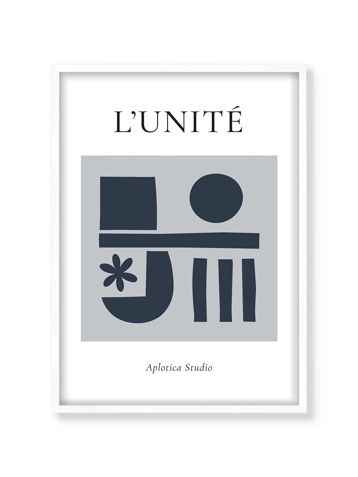 L´Unité - Una Lámina de Aplotica Studio - Decora tu casa en Nomadart