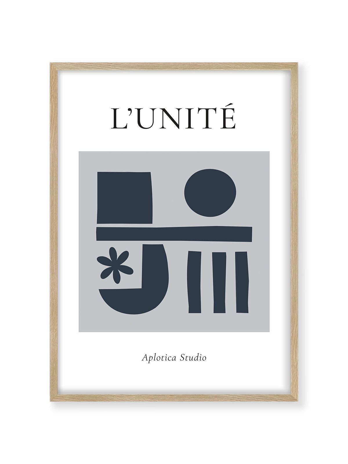 L´Unité - Una Lámina de Aplotica Studio - Decora tu casa en Nomadart