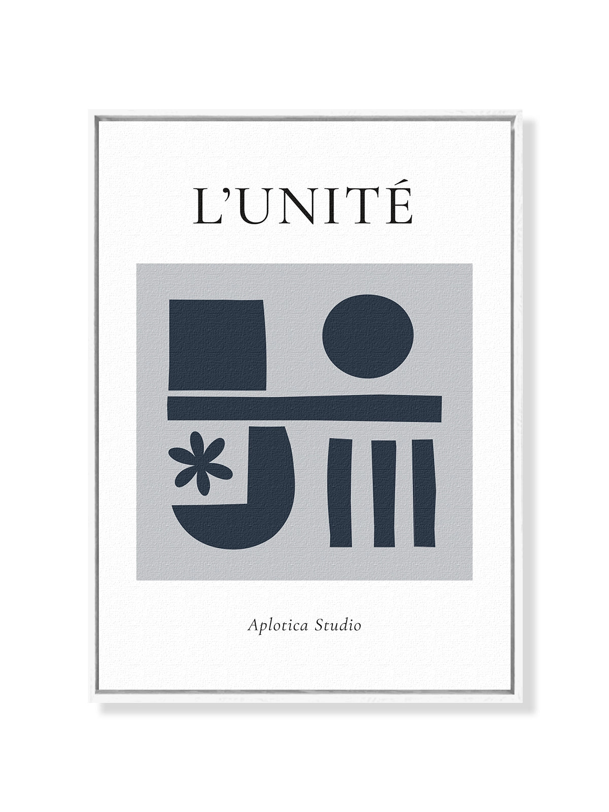 L´Unité - Una Lámina de Aplotica Studio - Decora tu casa en Nomadart