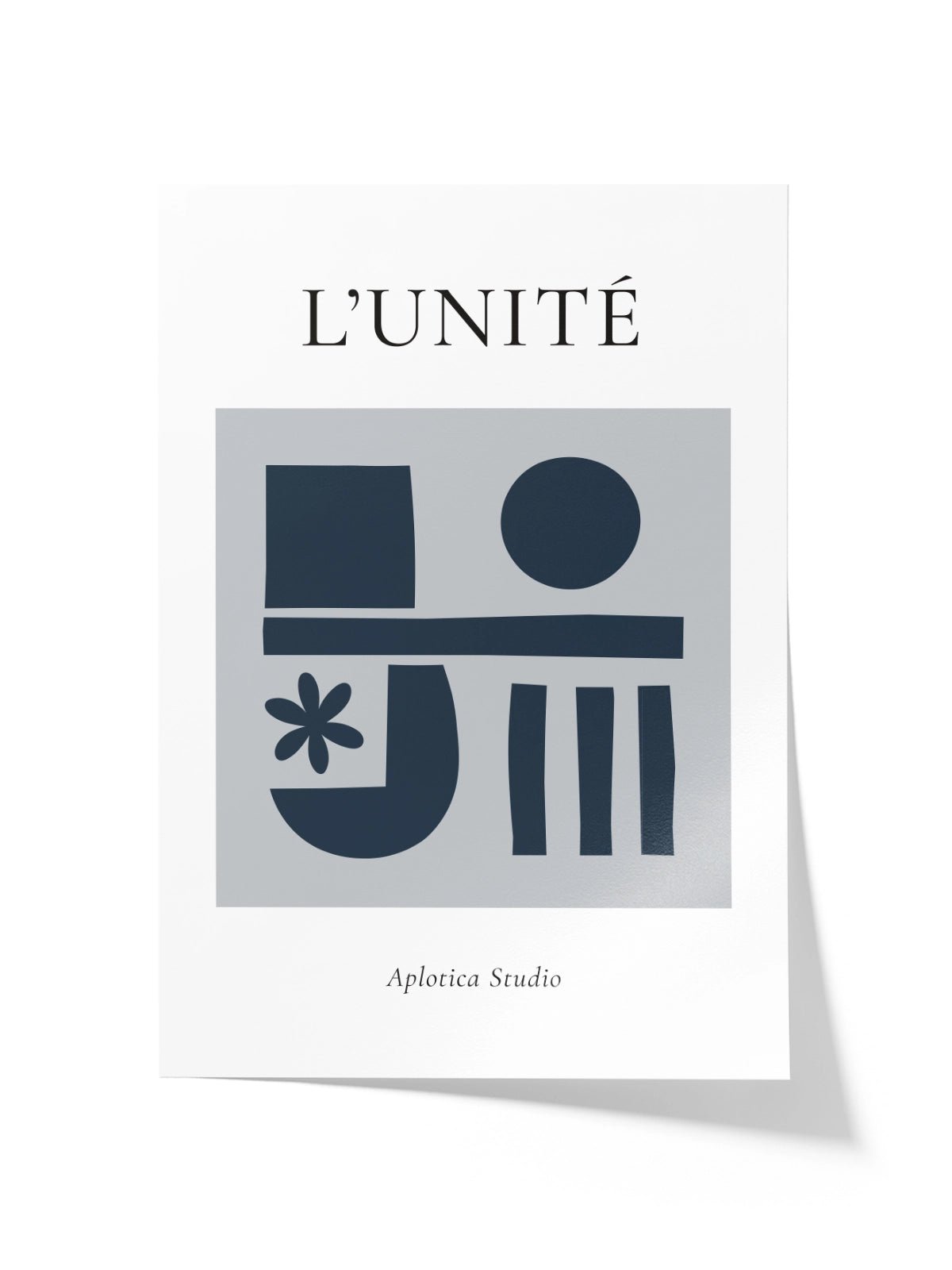 L´Unité - Una Lámina de Aplotica Studio - Decora tu casa en Nomadart