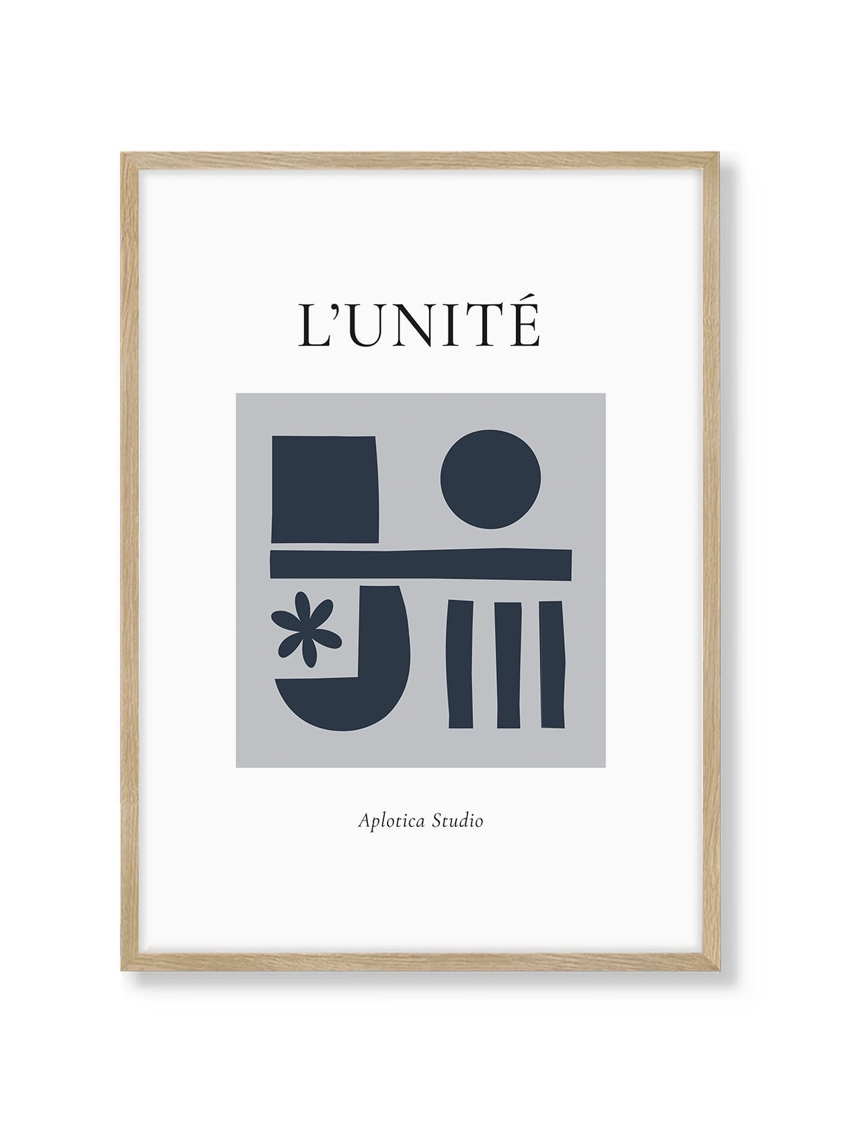 L´Unité - Una Lámina de Aplotica Studio - Decora tu casa en Nomadart