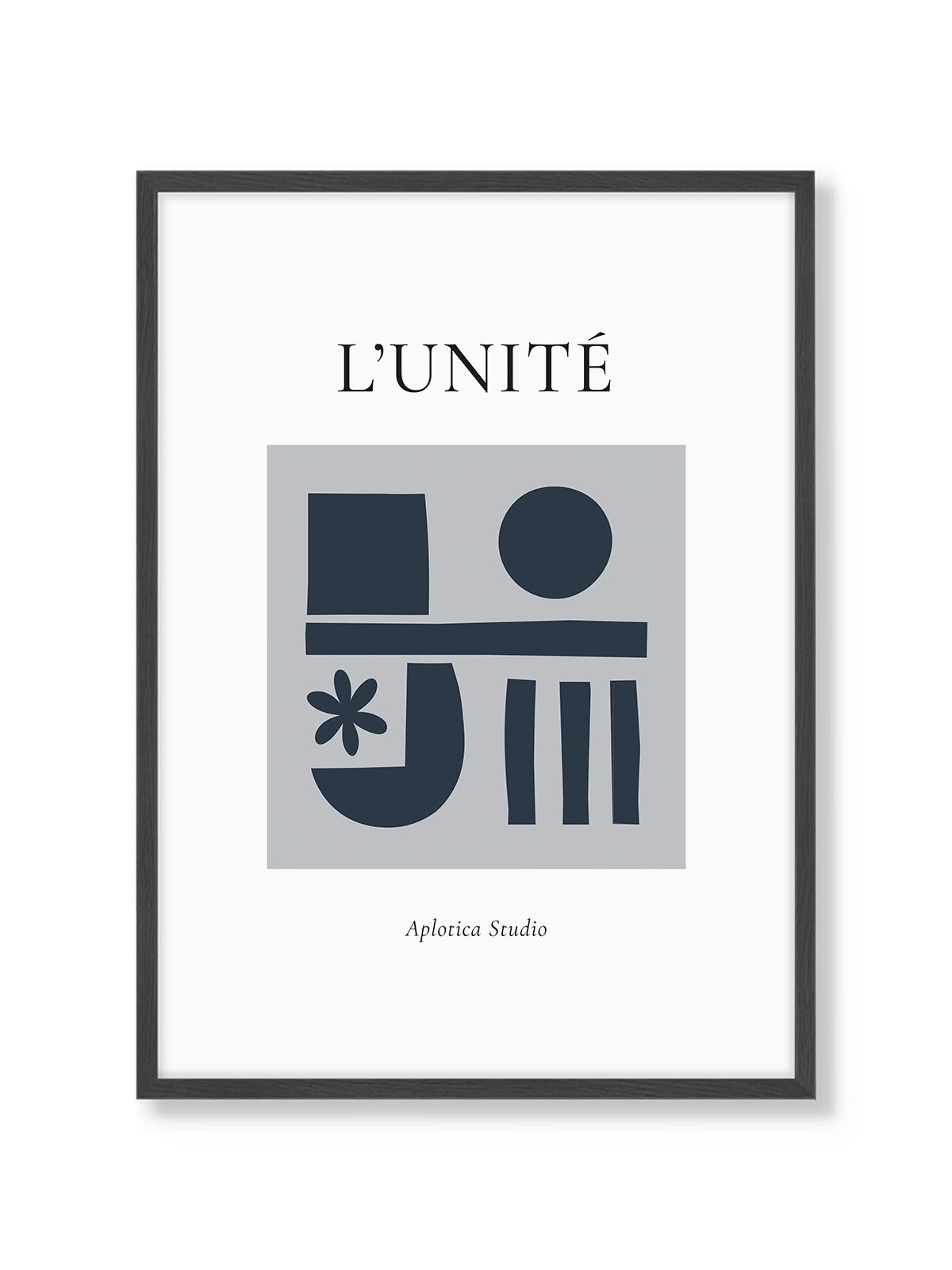 L´Unité - Una Lámina de Aplotica Studio - Decora tu casa en Nomadart