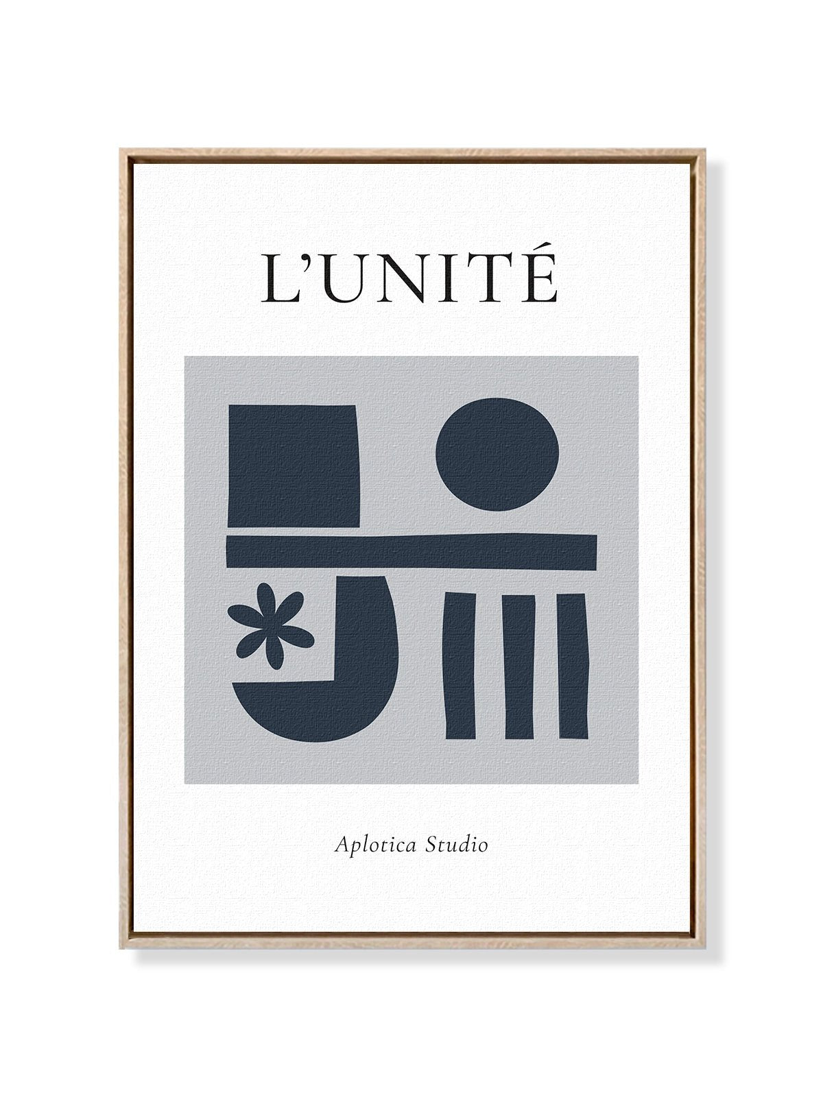 L´Unité - Una Lámina de Aplotica Studio - Decora tu casa en Nomadart