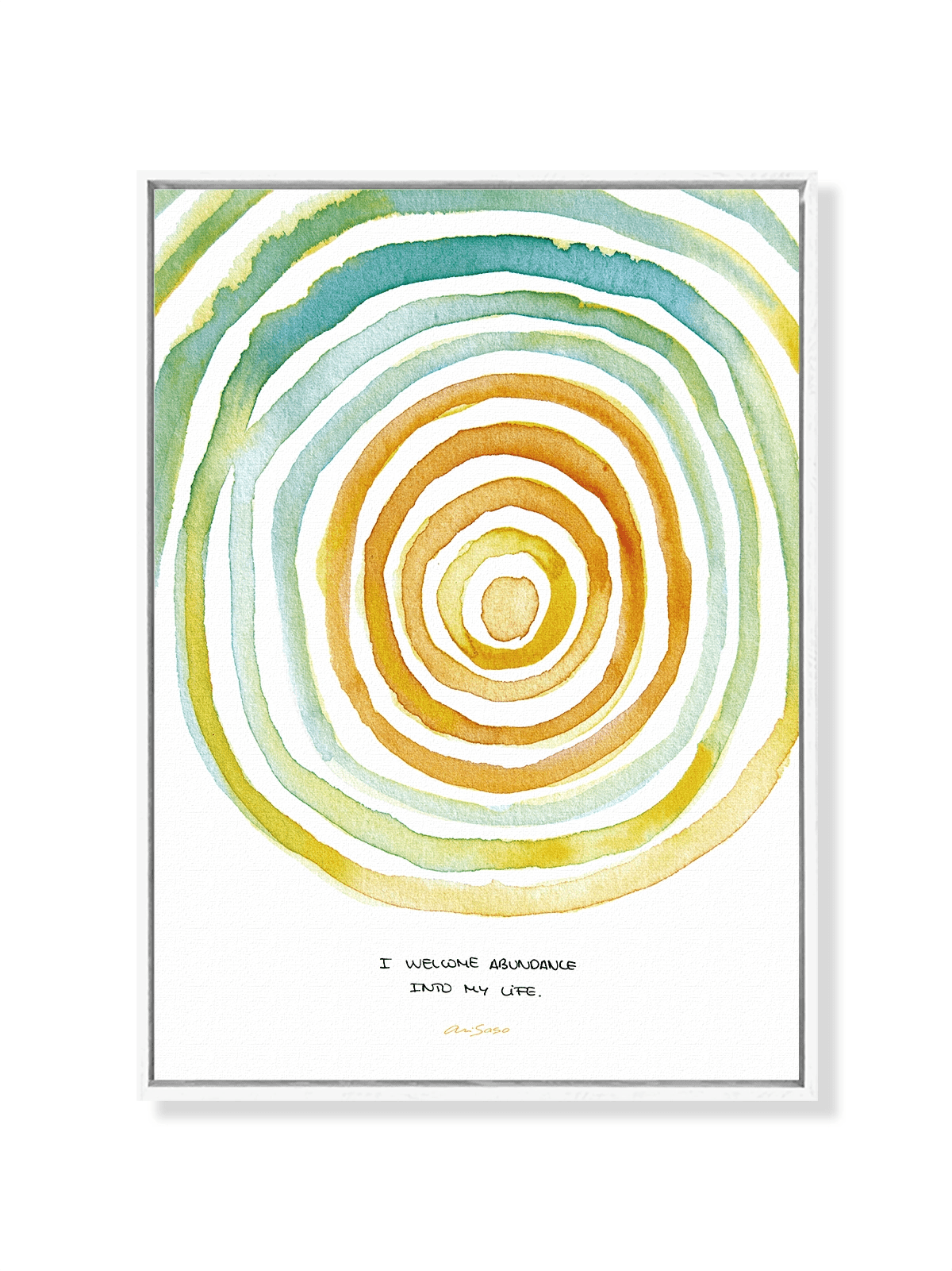 Mantra Abundance - Lámina de Ari Saso - Decora tu casa en Nomadart