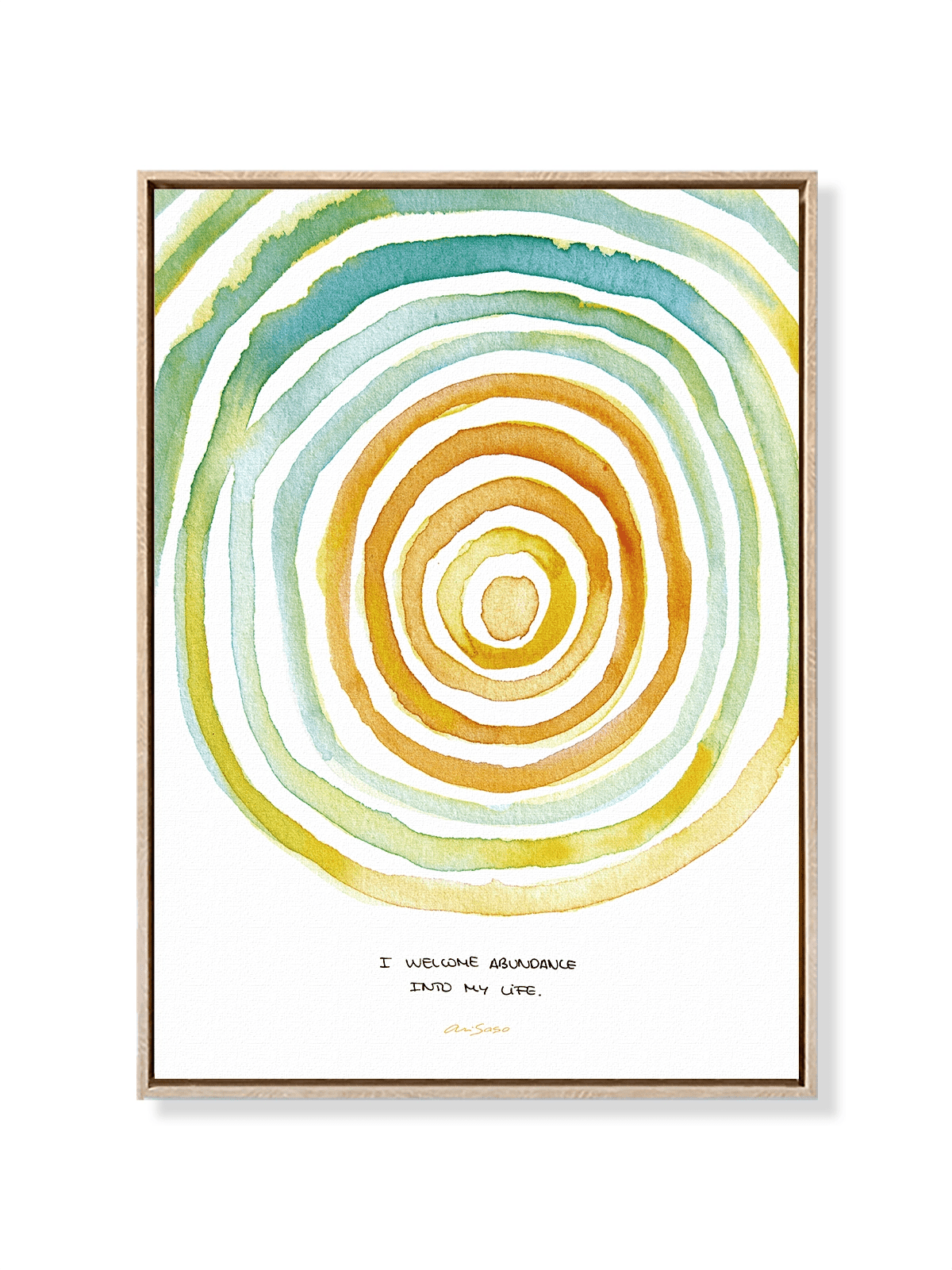 Mantra Abundance - Lámina de Ari Saso - Decora tu casa en Nomadart