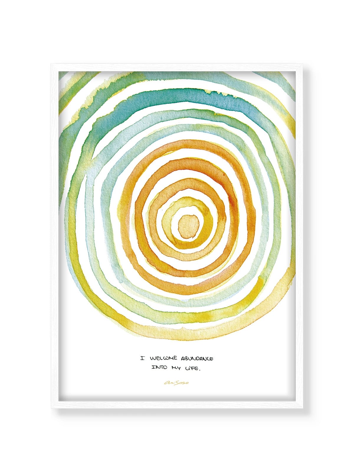 Mantra Abundance - Lámina de Ari Saso - Decora tu casa en Nomadart
