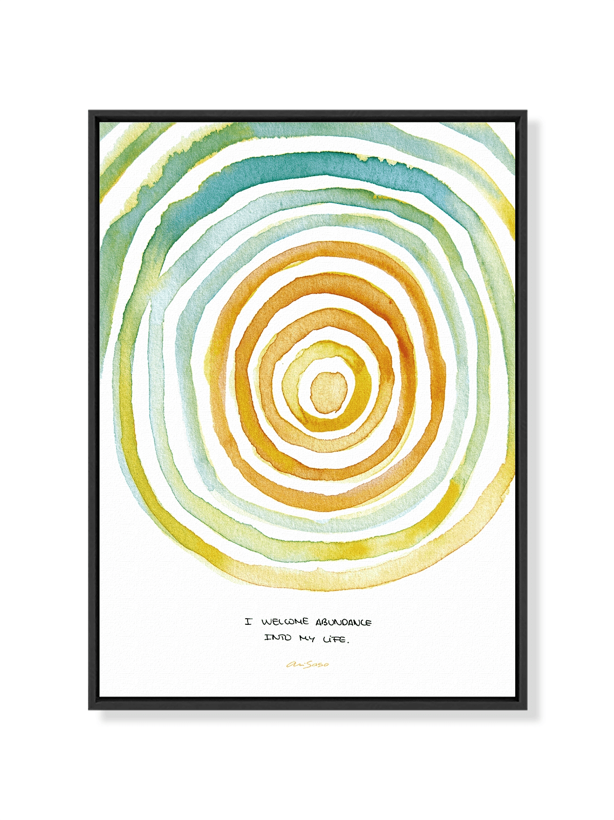 Mantra Abundance - Lámina de Ari Saso - Decora tu casa en Nomadart