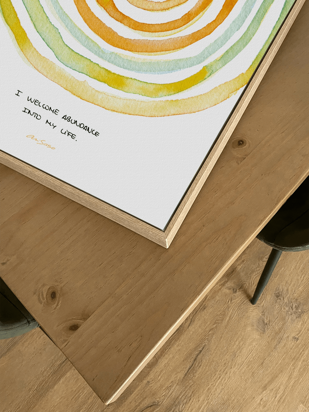 Mantra Abundance - Lámina de Ari Saso - Decora tu casa en Nomadart