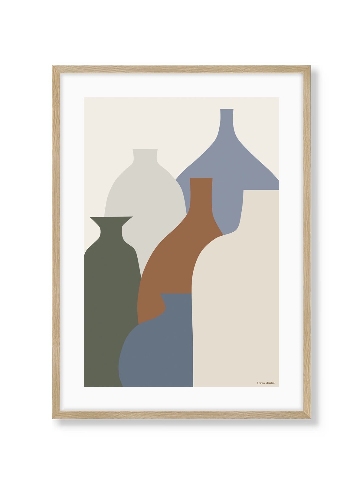 Minimal Jars - Una Lámina de Terra Studio - Decora tu casa en Nomadart