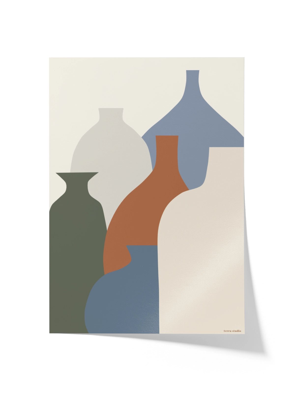 Minimal Jars - Una Lámina de Terra Studio - Decora tu casa en Nomadart