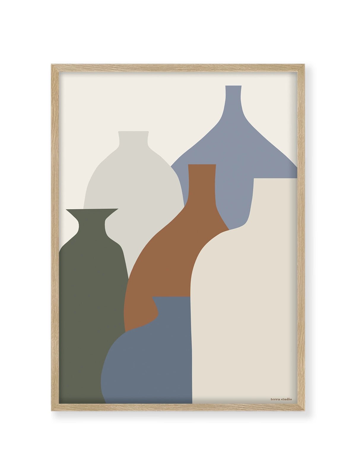 Minimal Jars - Una Lámina de Terra Studio - Decora tu casa en Nomadart