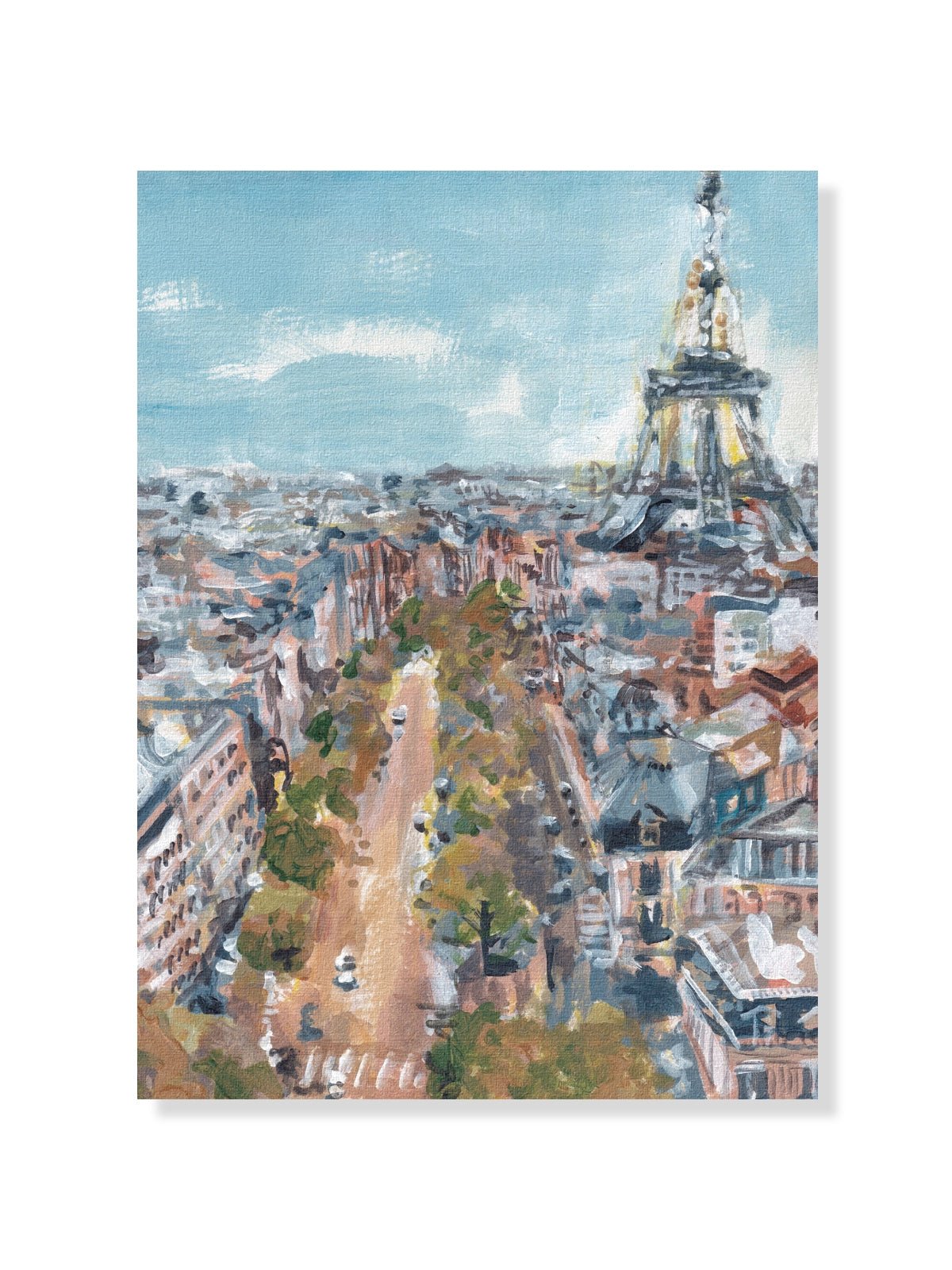 Paris - Una Lámina de Alice Kwan - Decora tu casa en Nomadart