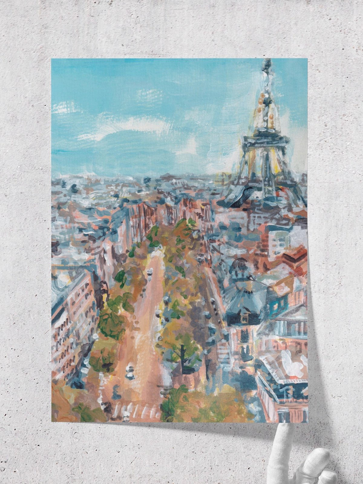 Paris - Una Lámina de Alice Kwan - Decora tu casa en Nomadart