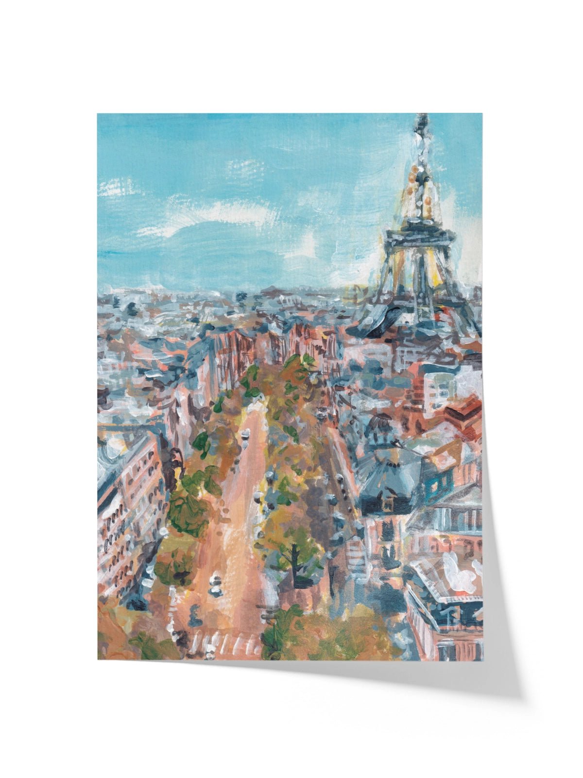 Paris - Una Lámina de Alice Kwan - Decora tu casa en Nomadart