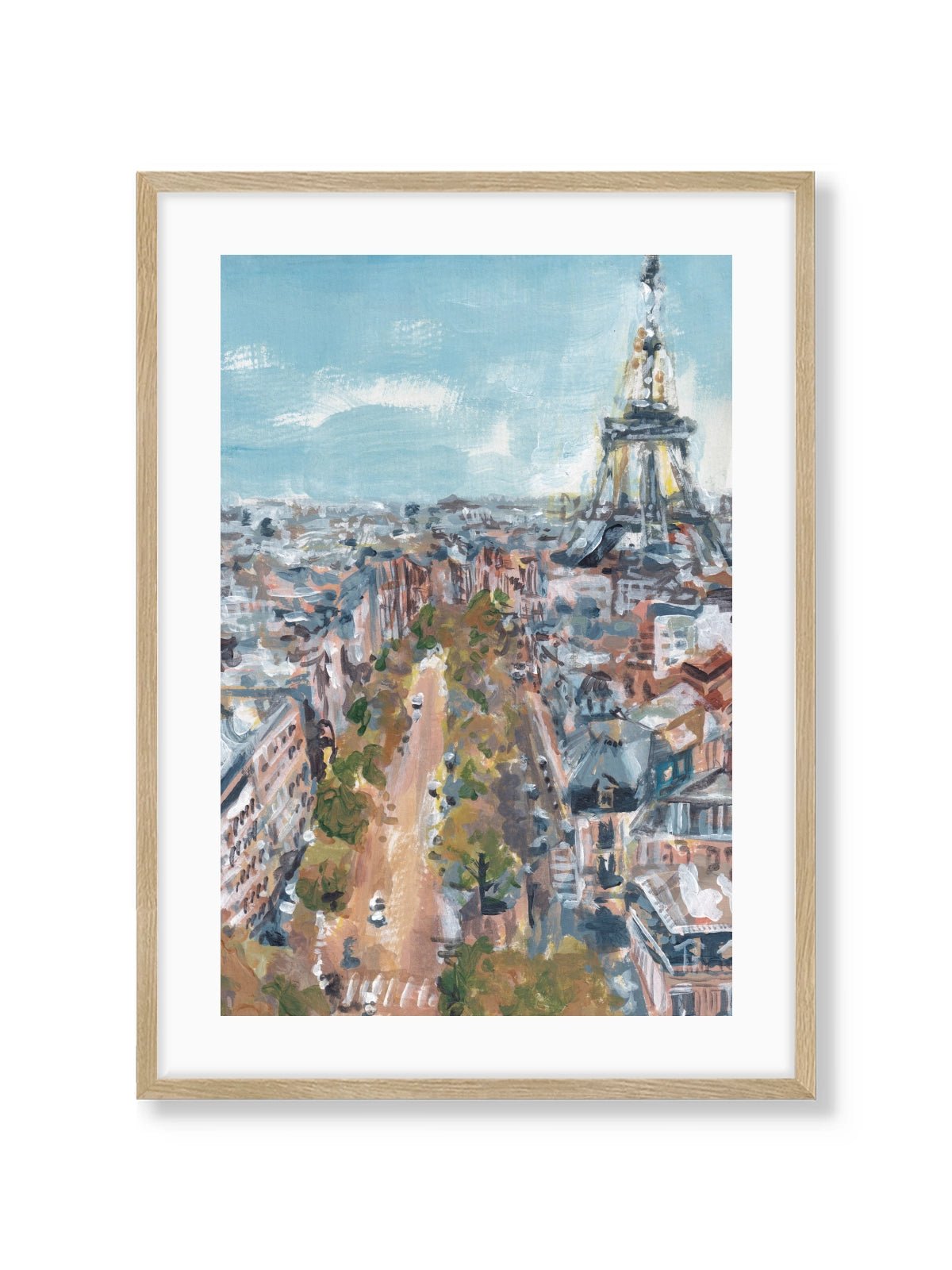 Paris - Una Lámina de Alice Kwan - Decora tu casa en Nomadart