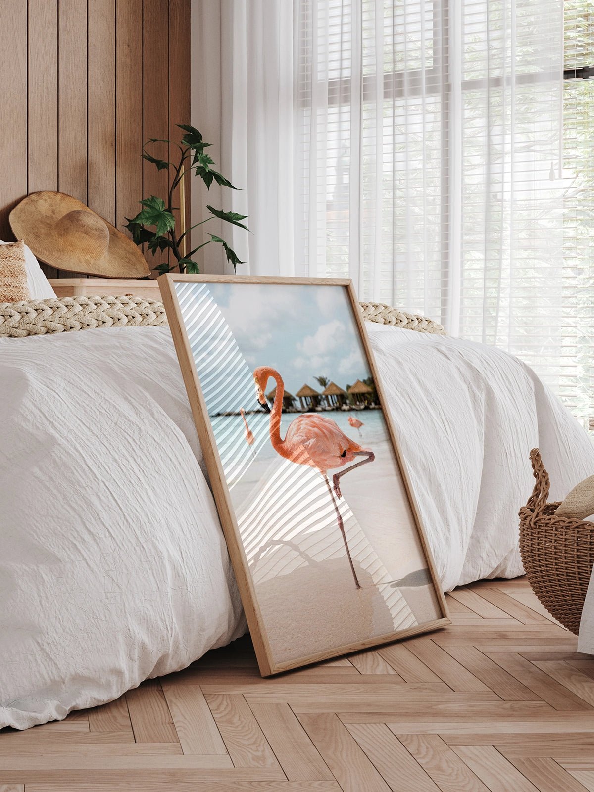 Pink Flamingo - Lámina de Henrike Schenk - Decora tu casa en Nomadart