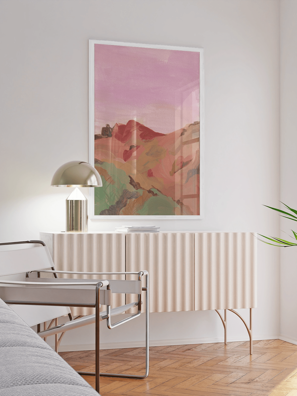 Pink Sunset I - Una Lámina de Alice Kwan - Decora tu casa en Nomadart