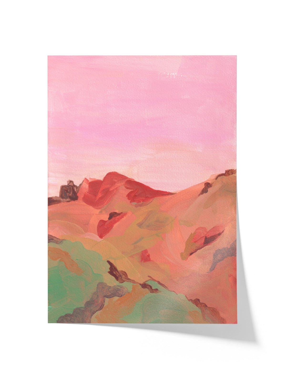Pink Sunset I - Una Lámina de Alice Kwan - Decora tu casa en Nomadart
