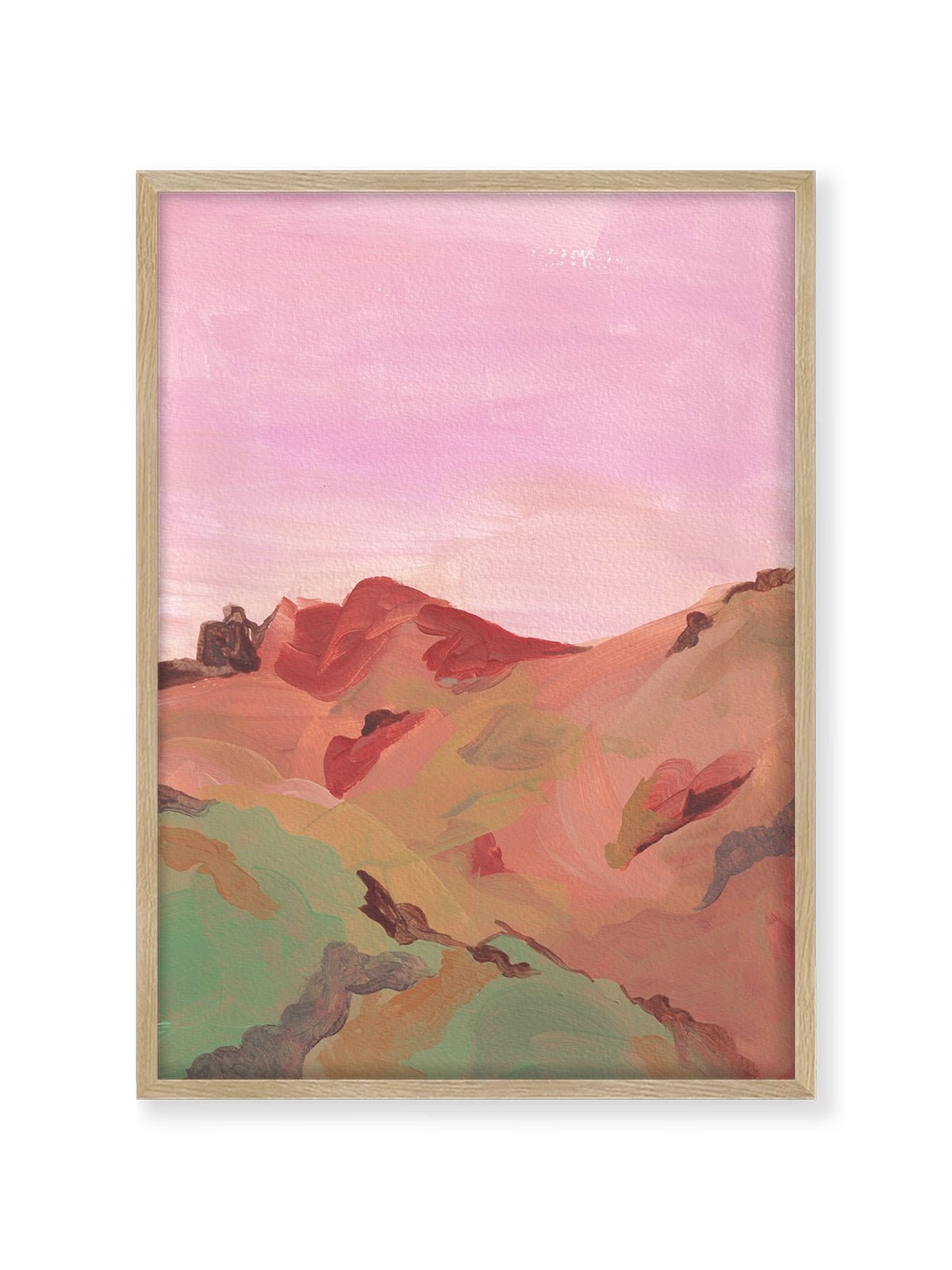 Pink Sunset I - Una Lámina de Alice Kwan - Decora tu casa en Nomadart