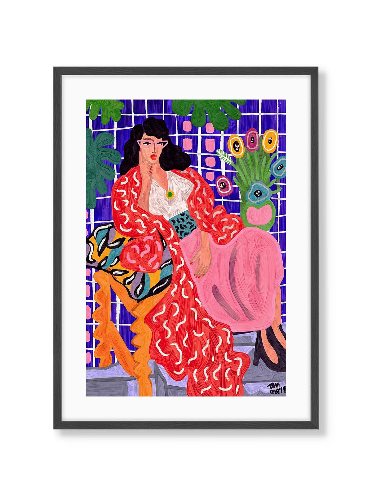 Red Coat - Una Lámina de Ana Clerici - Decora tu casa en Nomadart