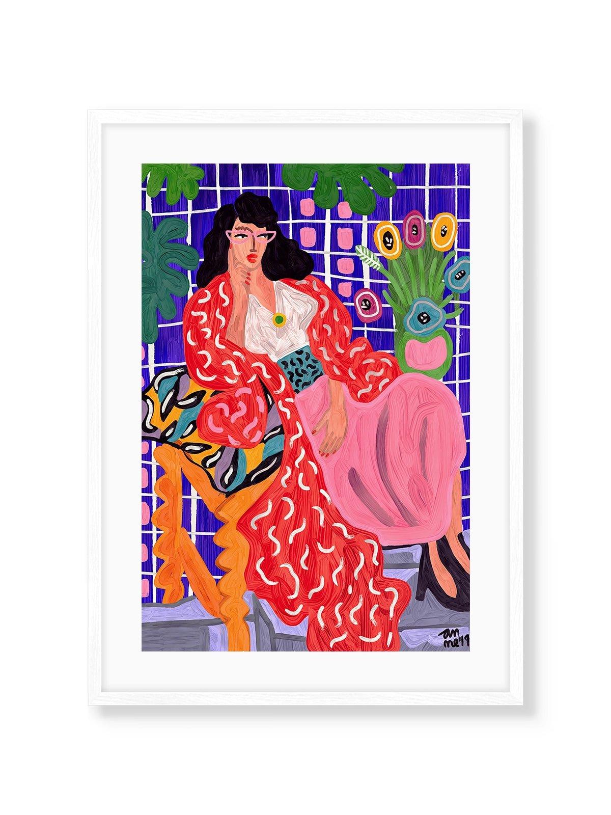 Red Coat - Una Lámina de Ana Clerici - Decora tu casa en Nomadart