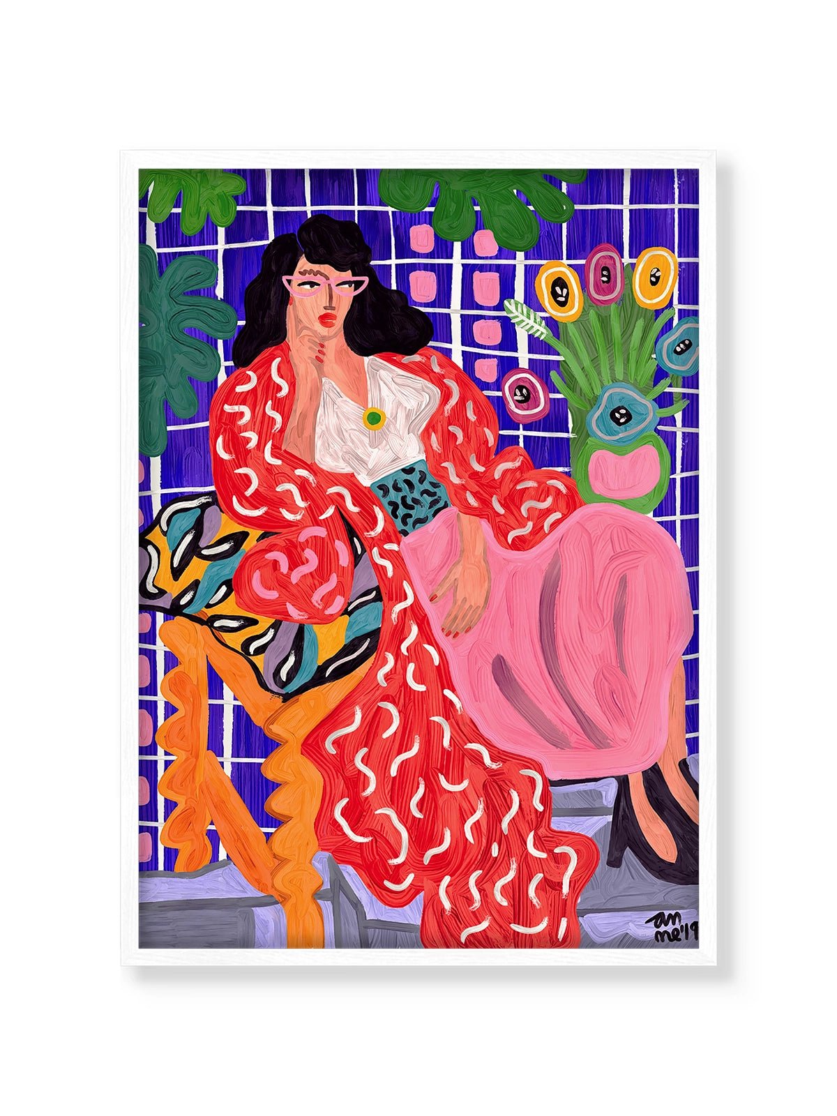 Red Coat - Una Lámina de Ana Clerici - Decora tu casa en Nomadart