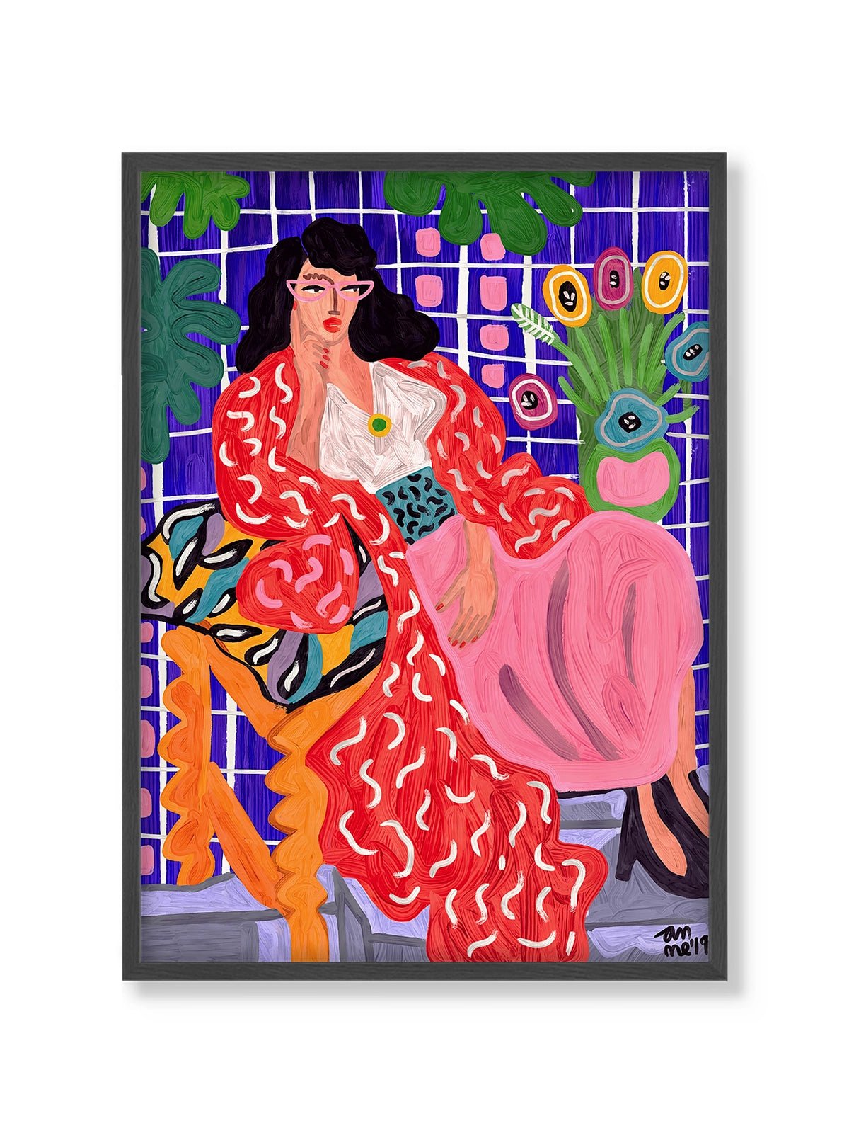 Red Coat - Una Lámina de Ana Clerici - Decora tu casa en Nomadart