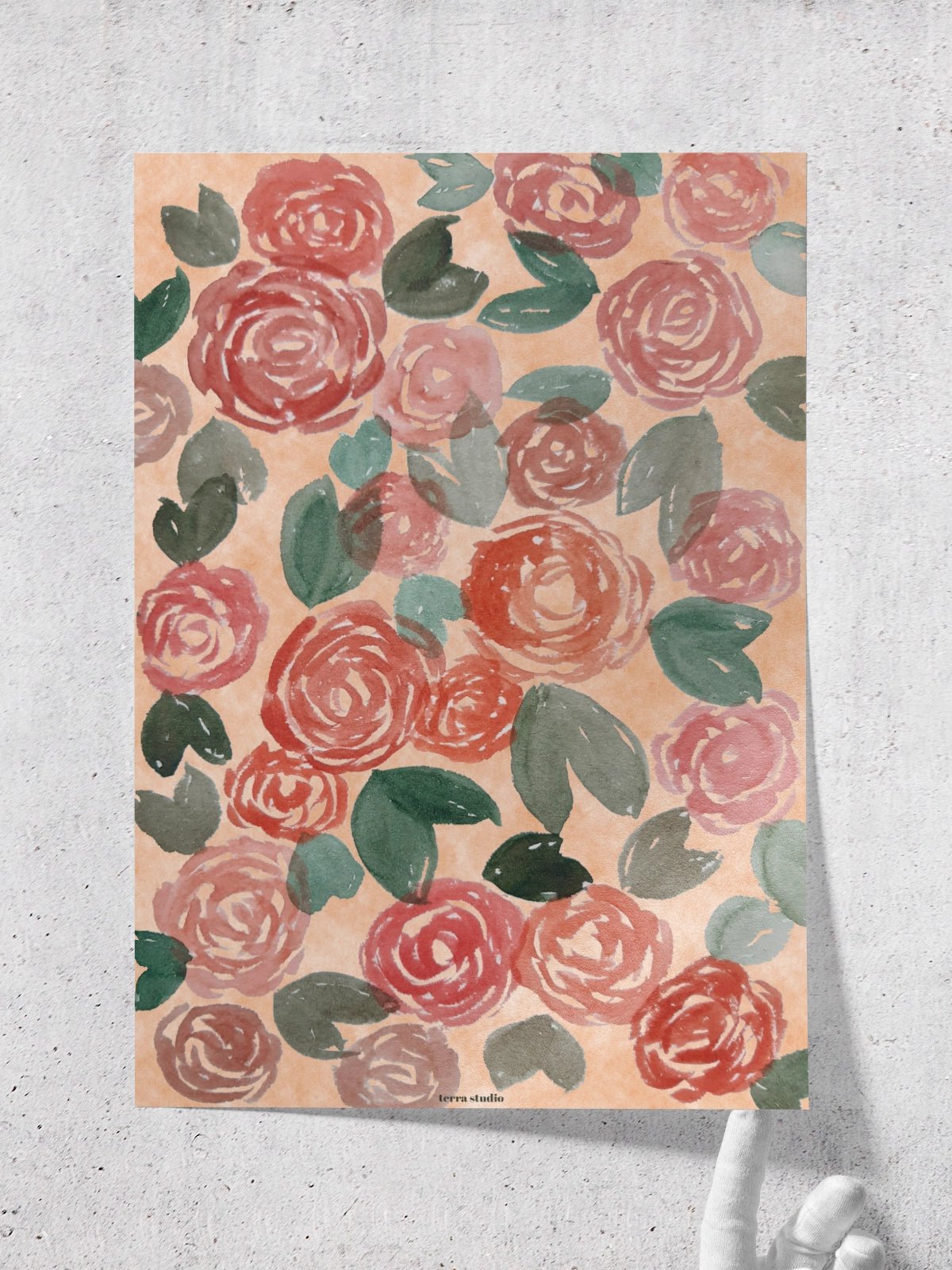 Roses - Una Lámina de Terra Studio - Decora tu casa en Nomadart