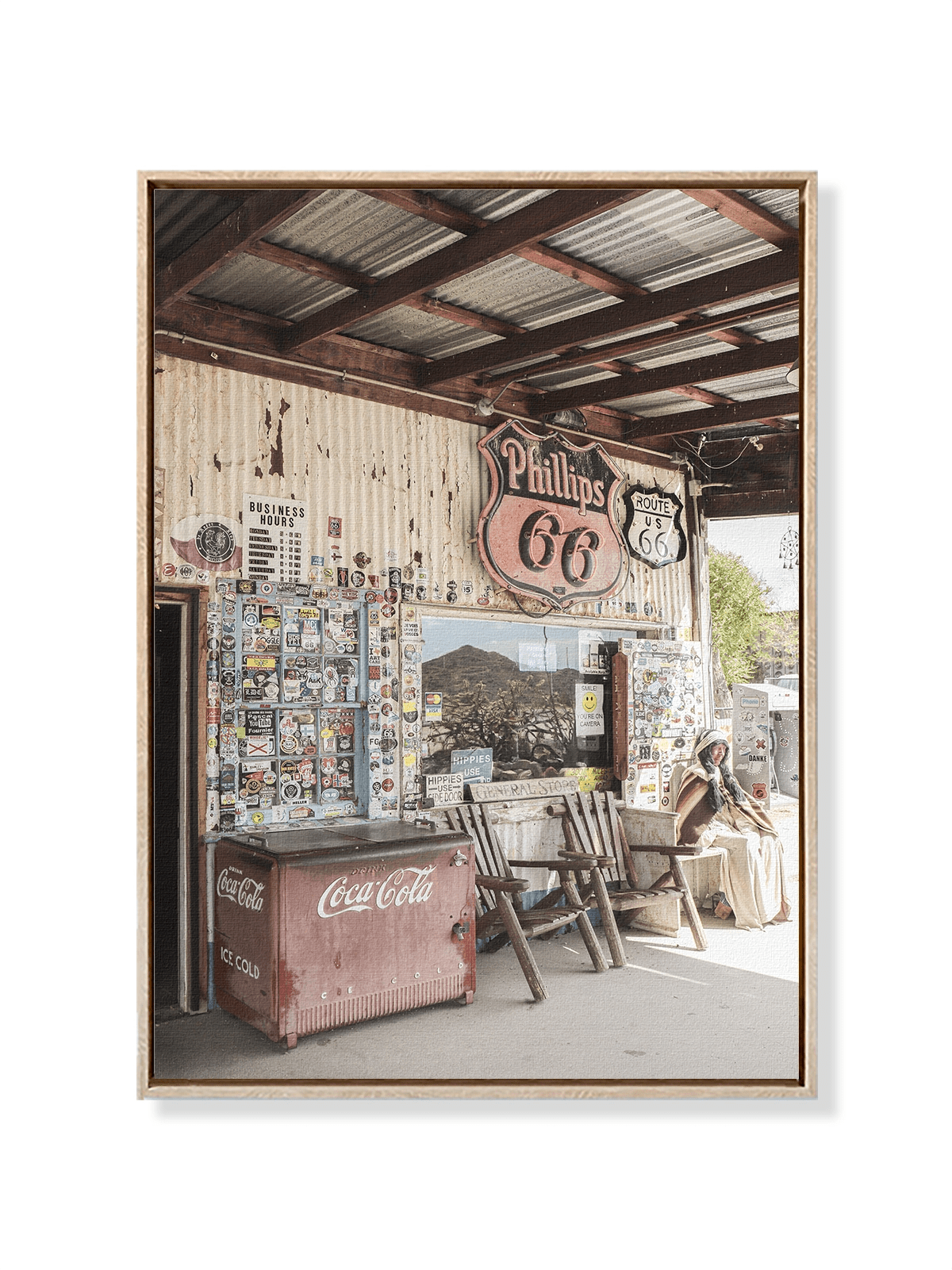 Route 66 - Lámina de Henrike Schenk - Decora tu casa en Nomadart