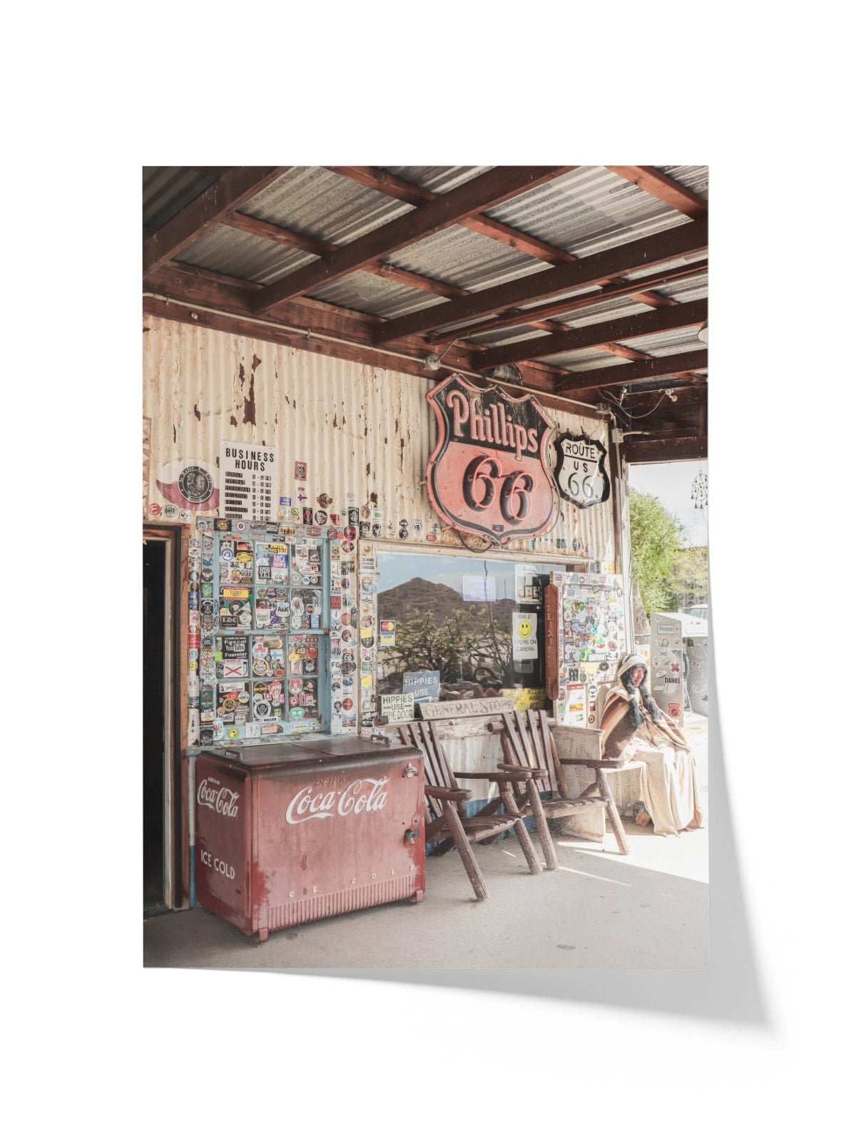 Route 66 - Lámina de Henrike Schenk - Decora tu casa en Nomadart