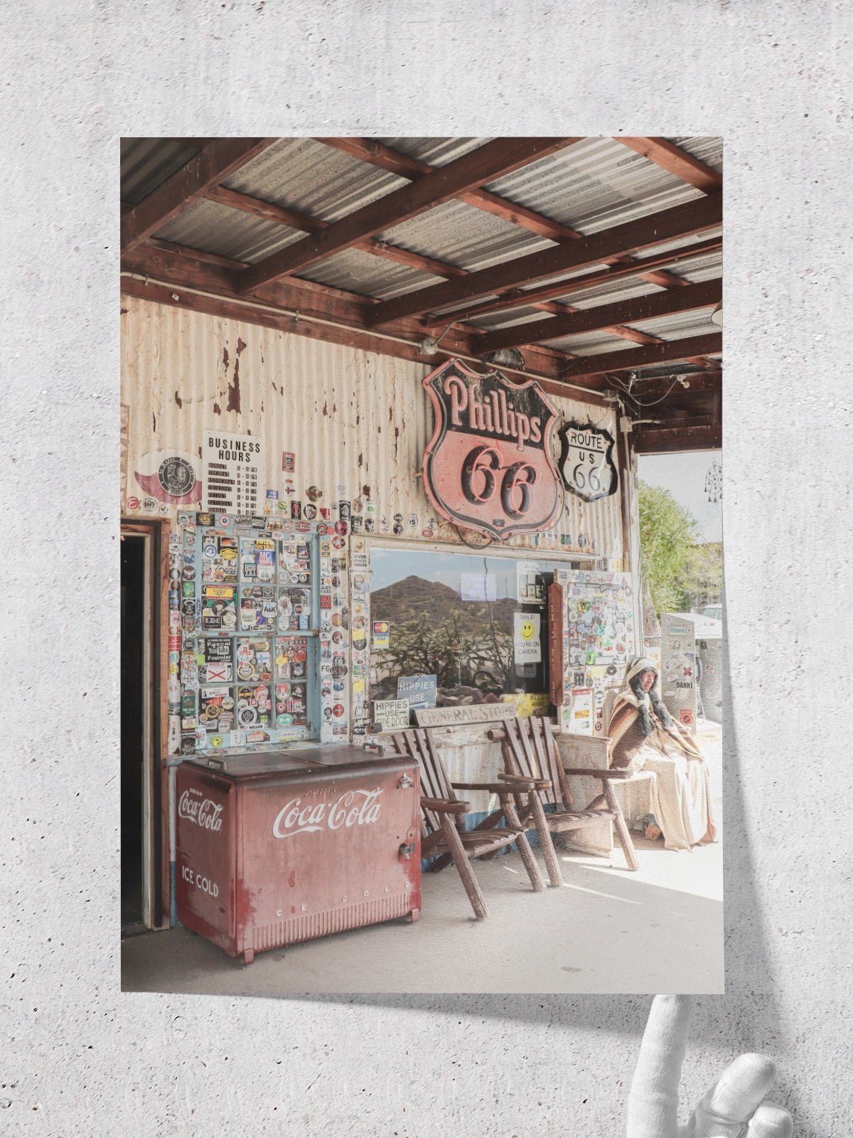 Route 66 - Lámina de Henrike Schenk - Decora tu casa en Nomadart
