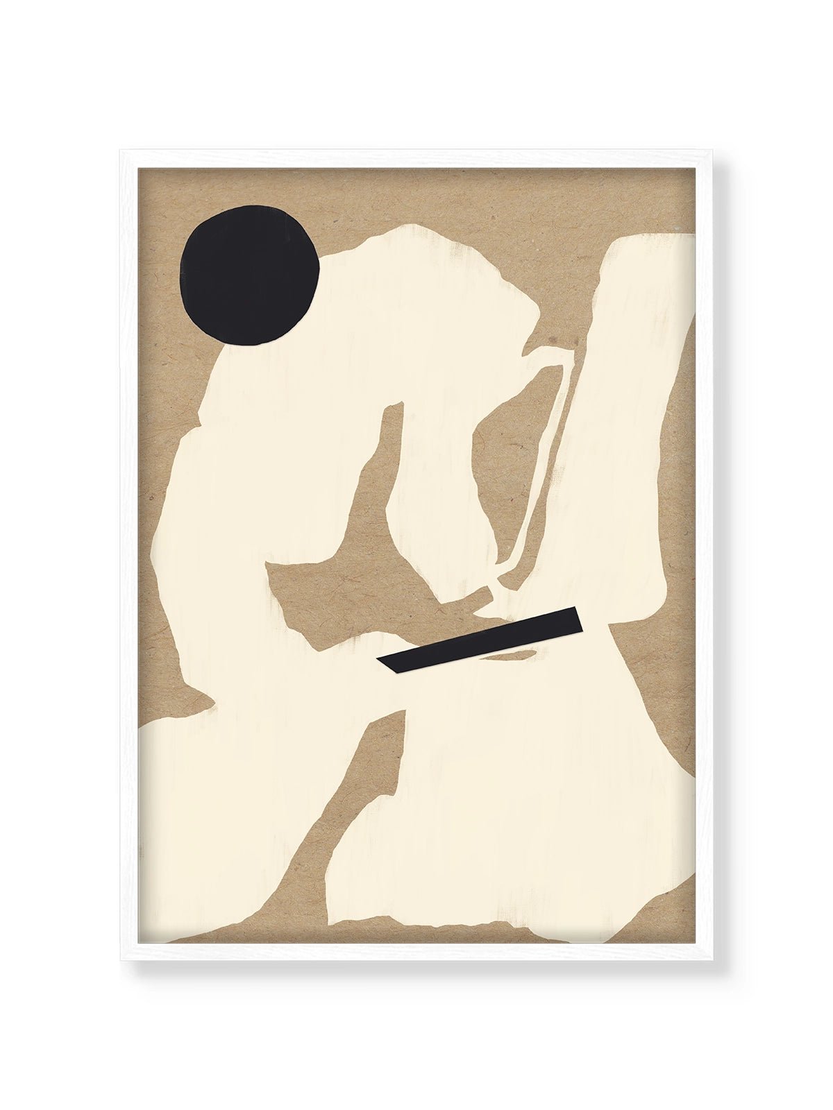 Sculpture Black - Una Lámina de Sylvia Takken - Decora tu casa en Nomadart