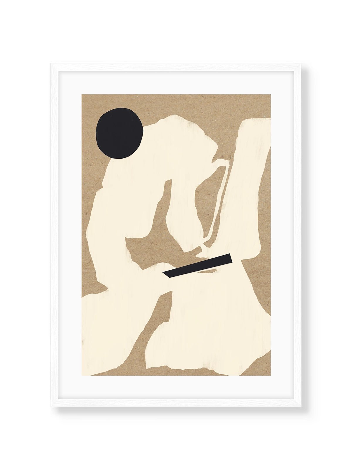 Sculpture Black - Una Lámina de Sylvia Takken - Decora tu casa en Nomadart