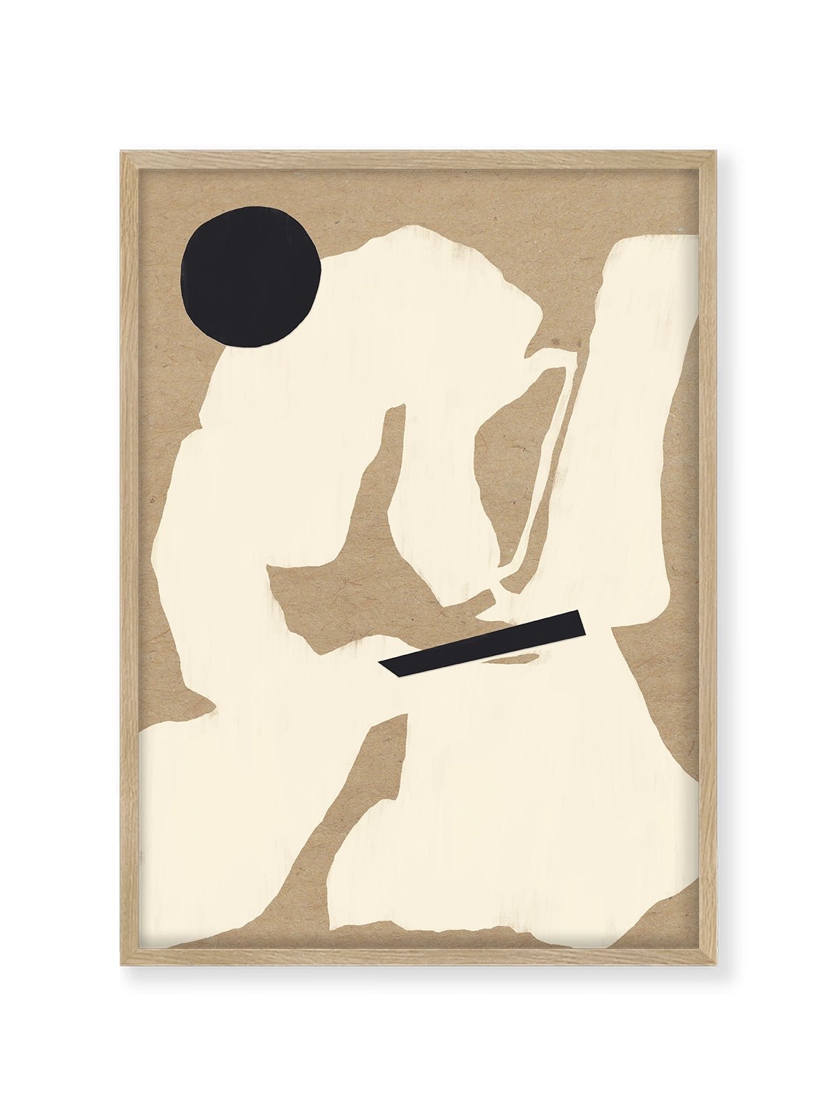 Sculpture Black - Una Lámina de Sylvia Takken - Decora tu casa en Nomadart