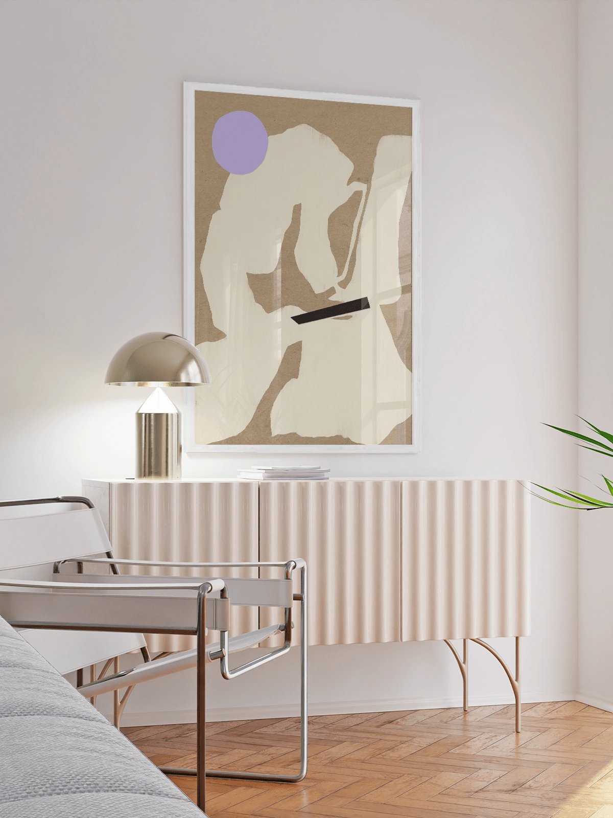 Sculpture Lilac - Una Lámina de Sylvia Takken - Decora tu casa en Nomadart